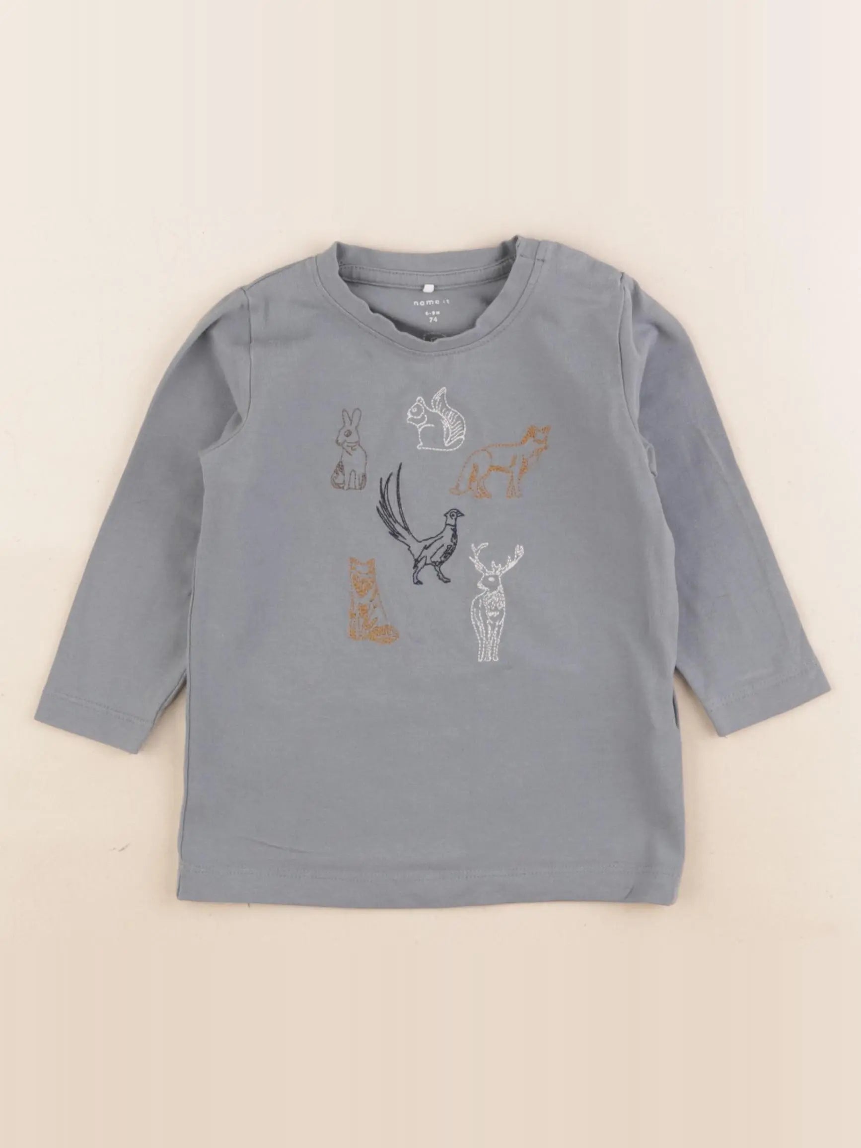 Name it - tee-shirt vert - 6/9 mois