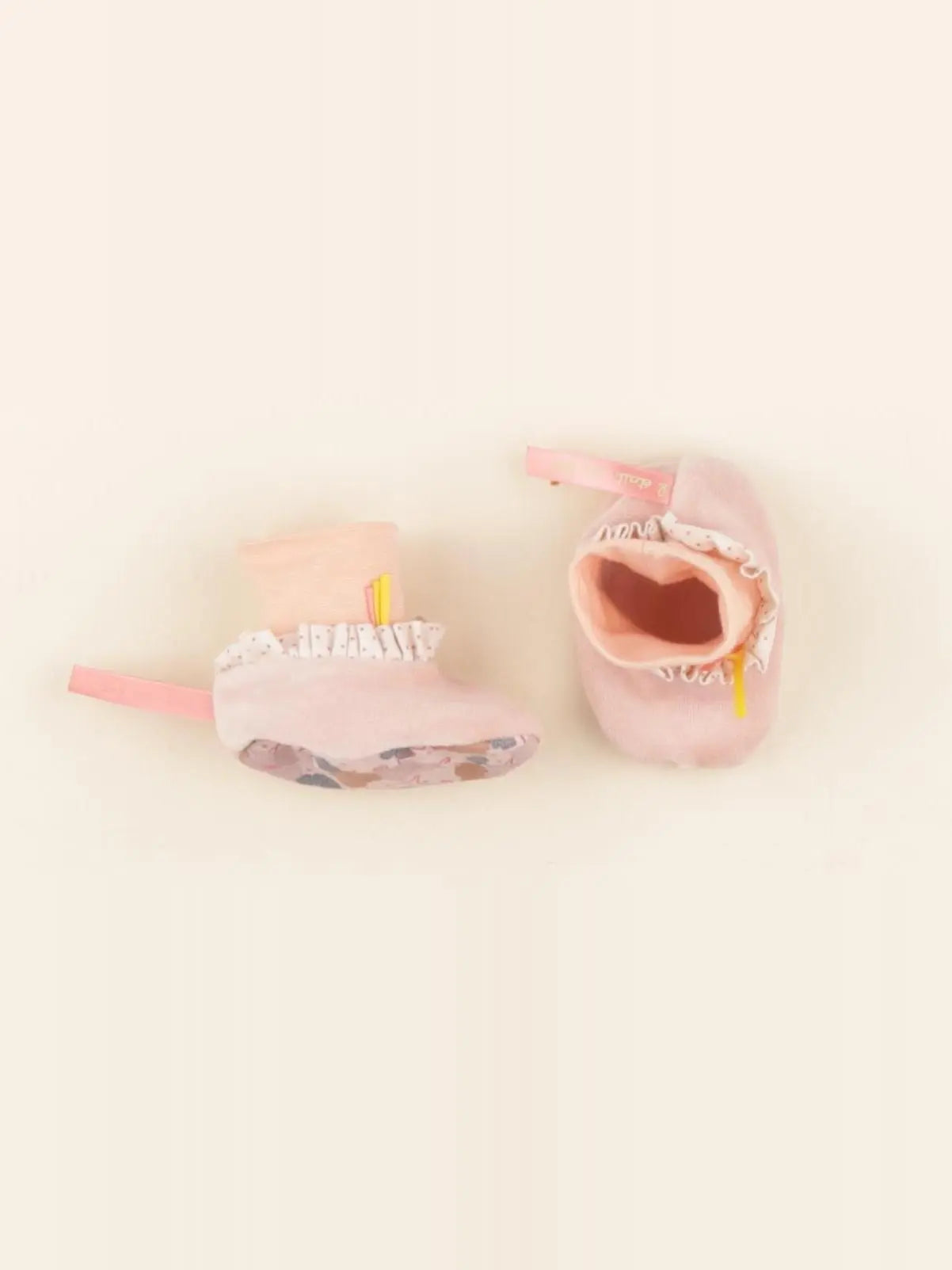Moulin Roty - chaussons rose - pointure 15/16