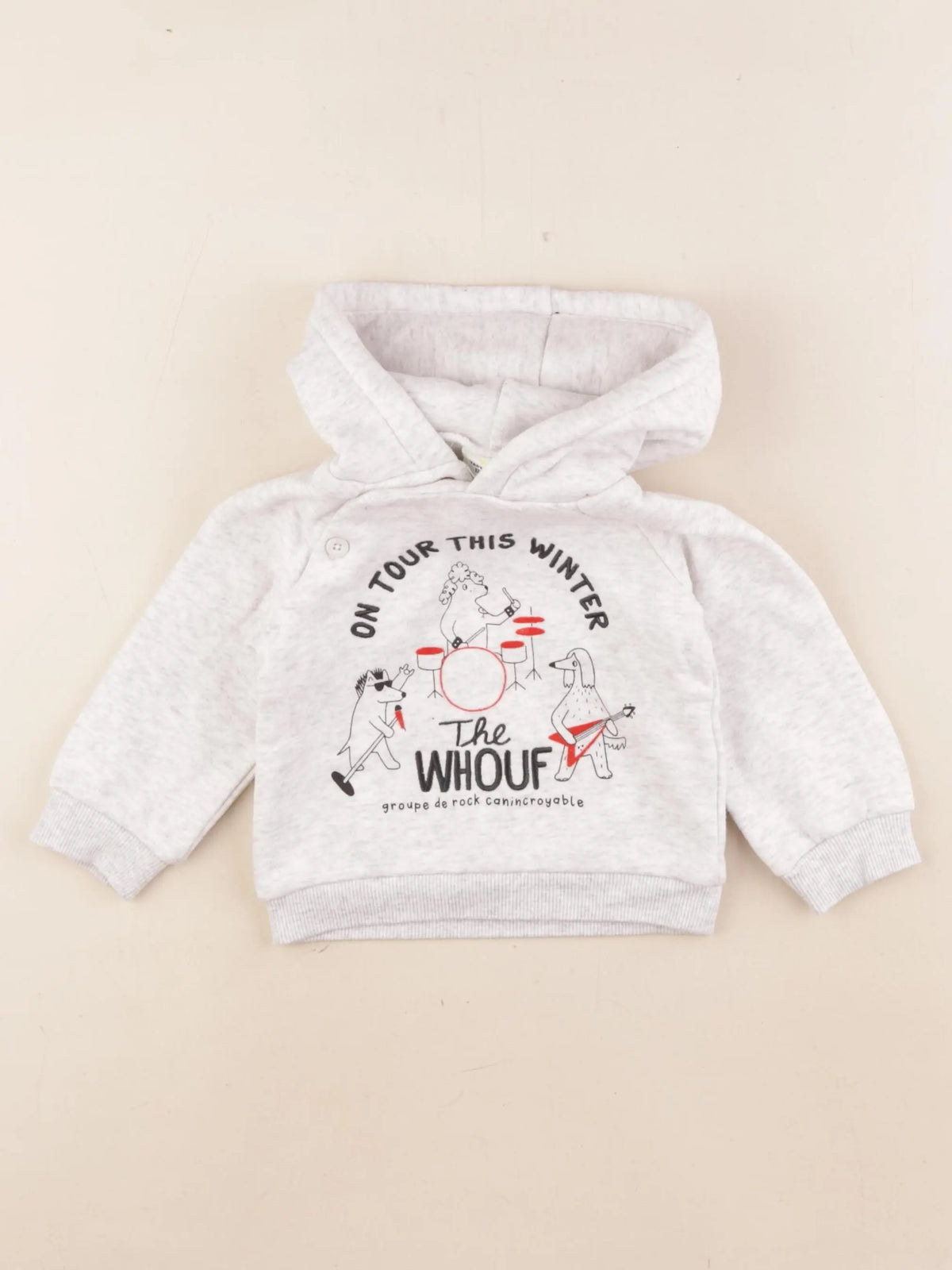 Tape à l'oeil - sweat gris - 12 mois