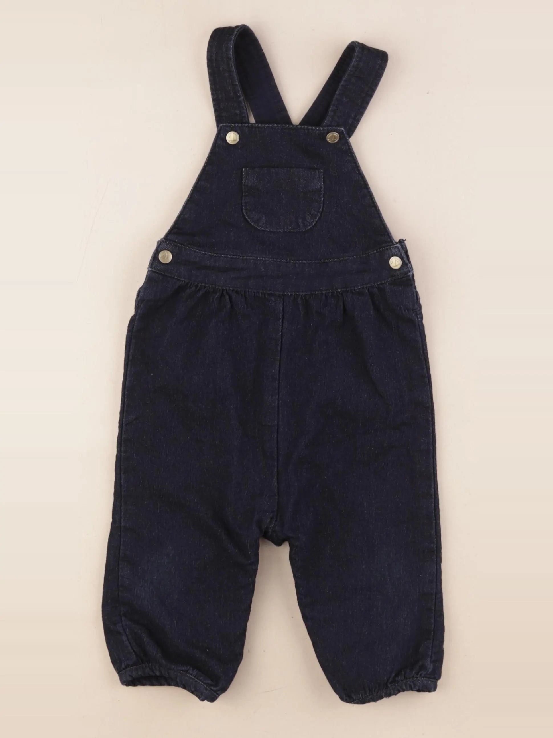 Petit Bateau - salopette bleu - 12 mois