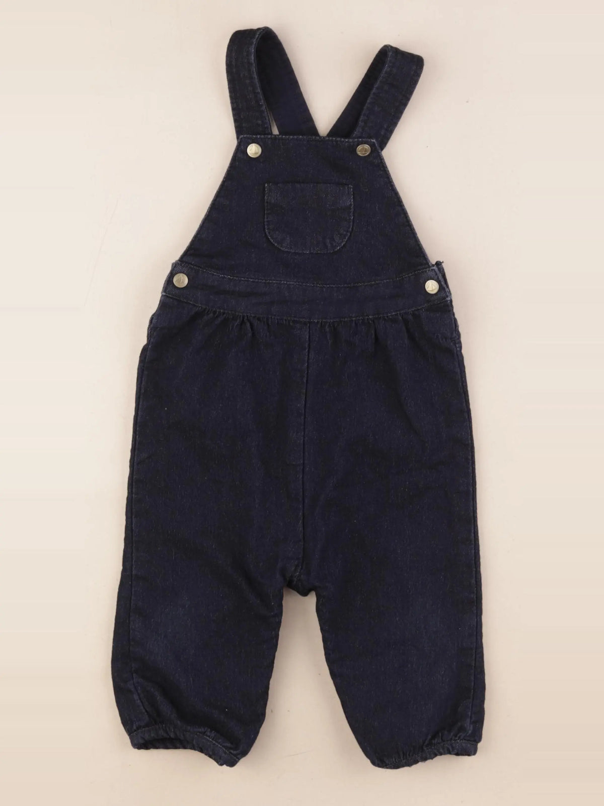 Petit Bateau - salopette bleu - 12 mois