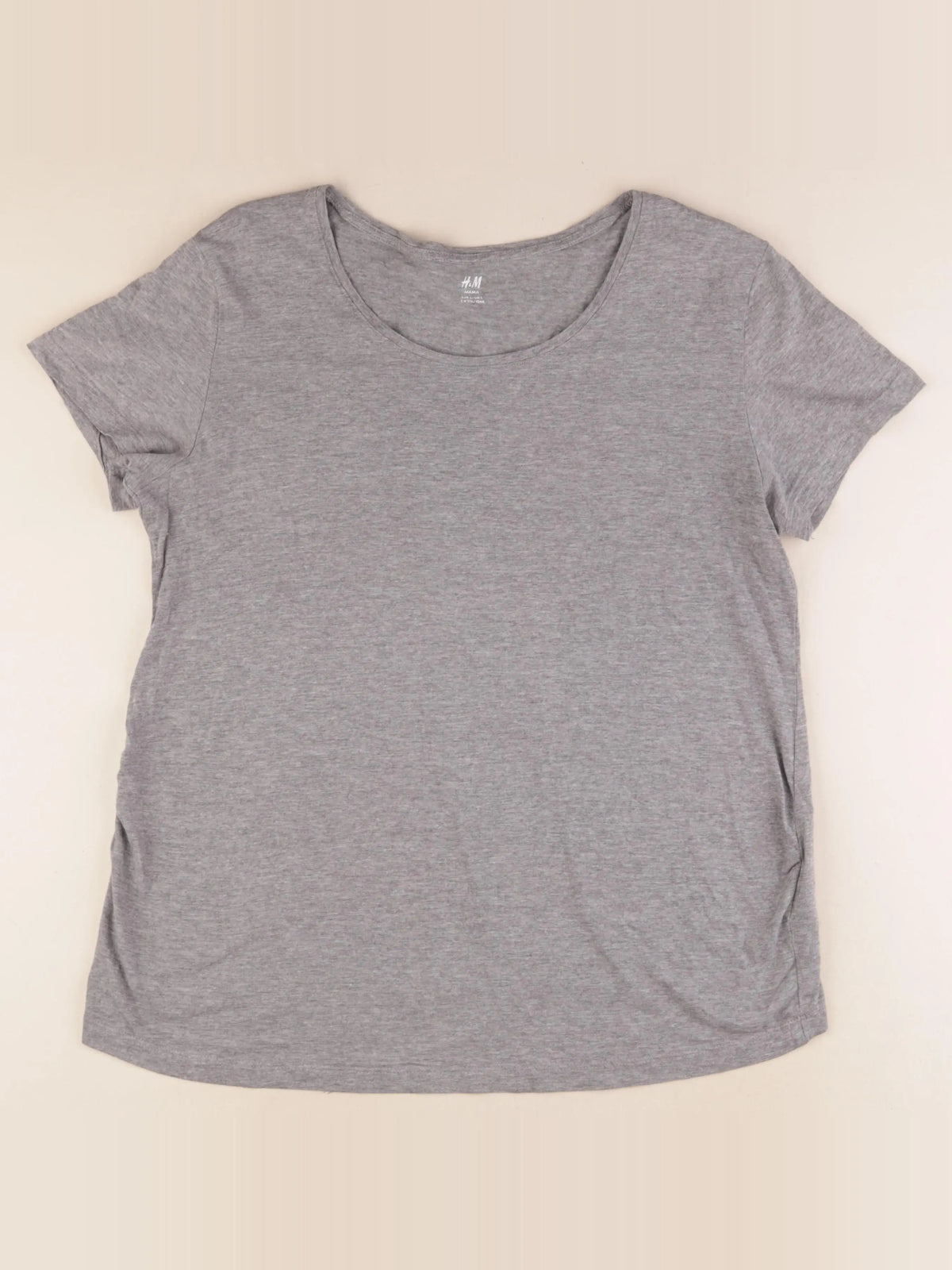 H&M - tee-shirt grossesse gris - 44 à 46
