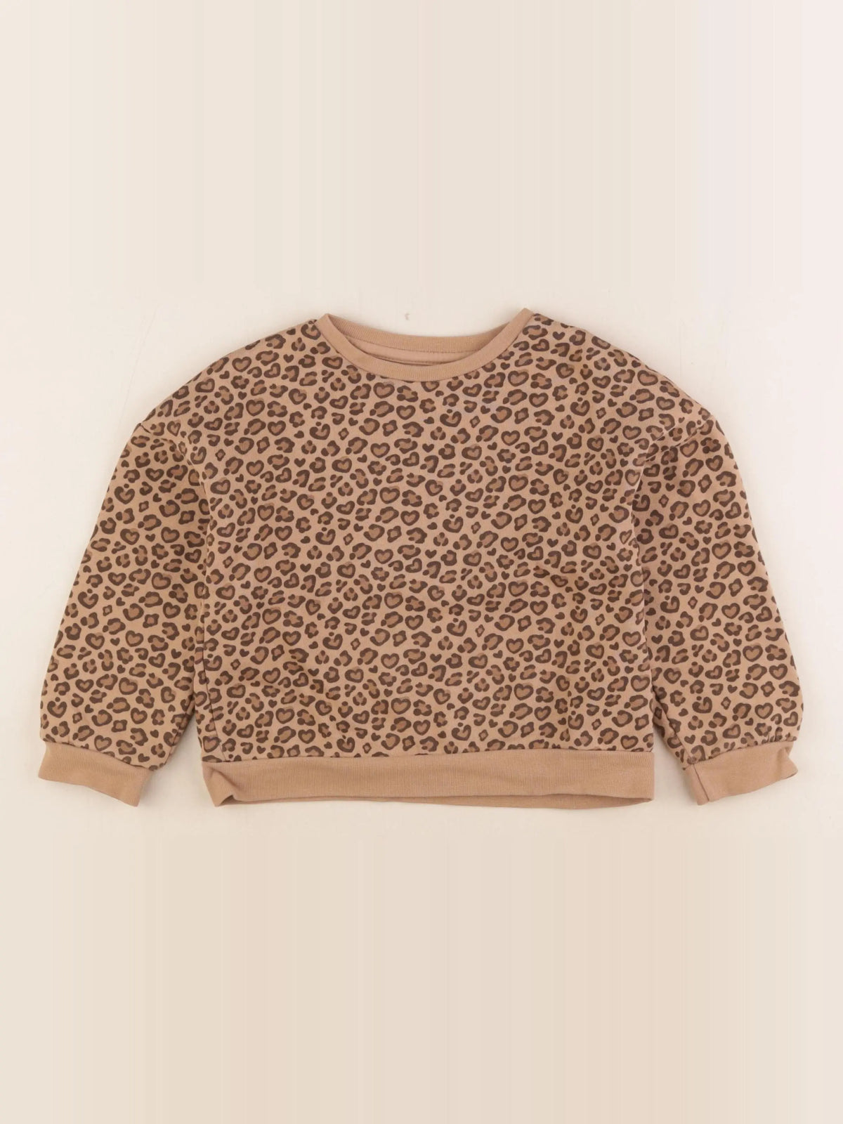Vertbaudet - sweat marron - 5 ans