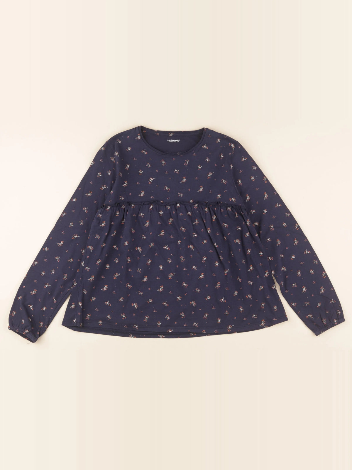 Vertbaudet - tee-shirt bleu - 12 ans