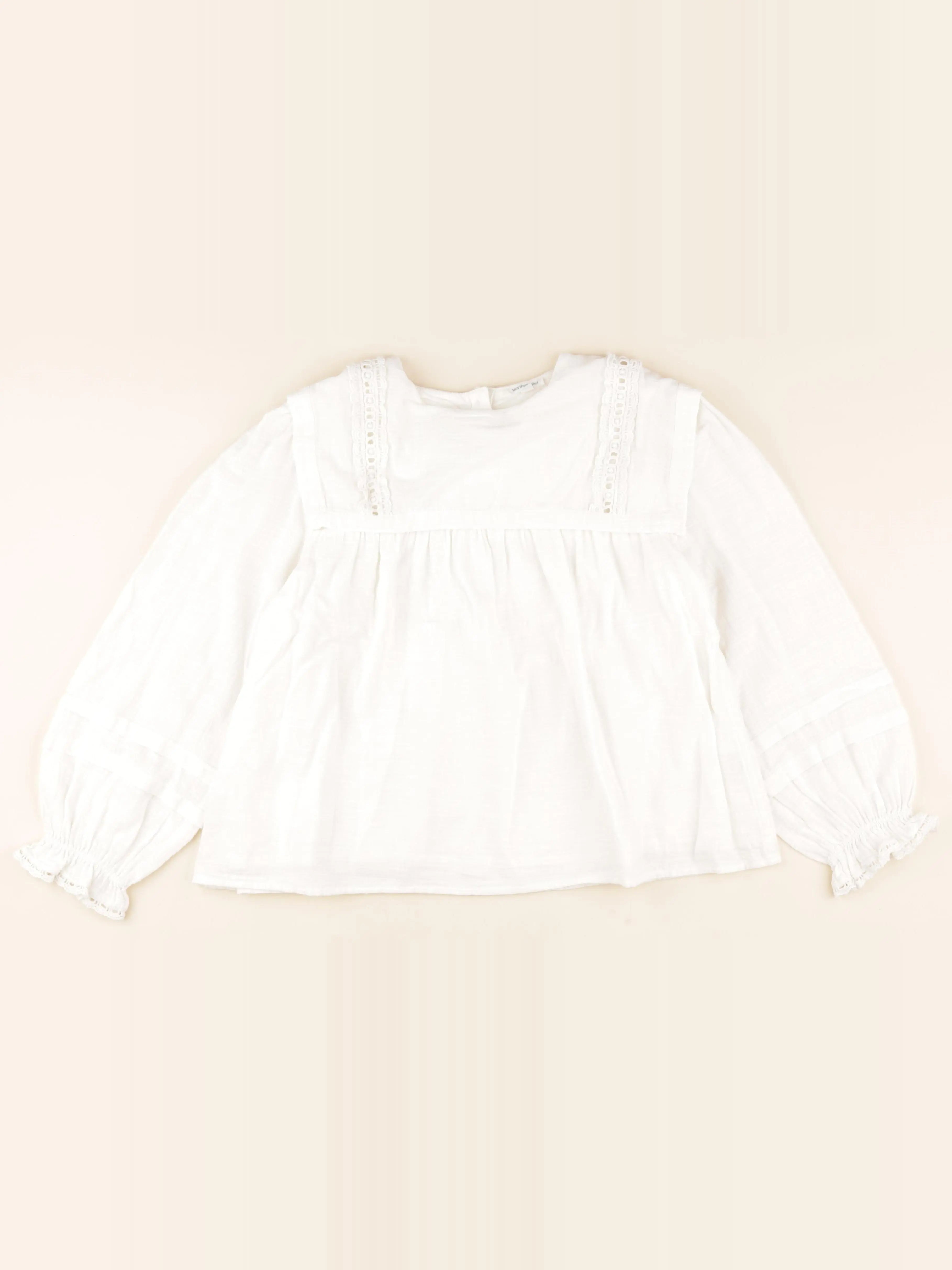 Vertbaudet - blouse blanc - 12 ans