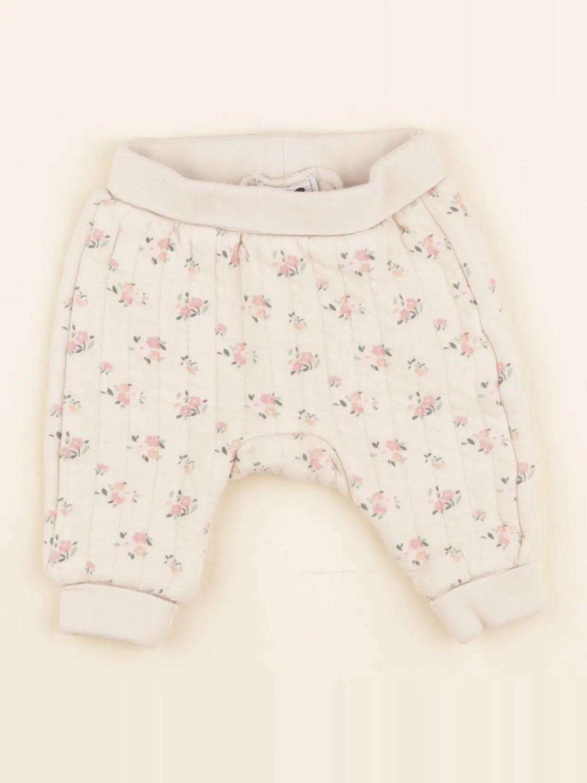 Tape à l'oeil - sarouel beige, rose - 3 mois