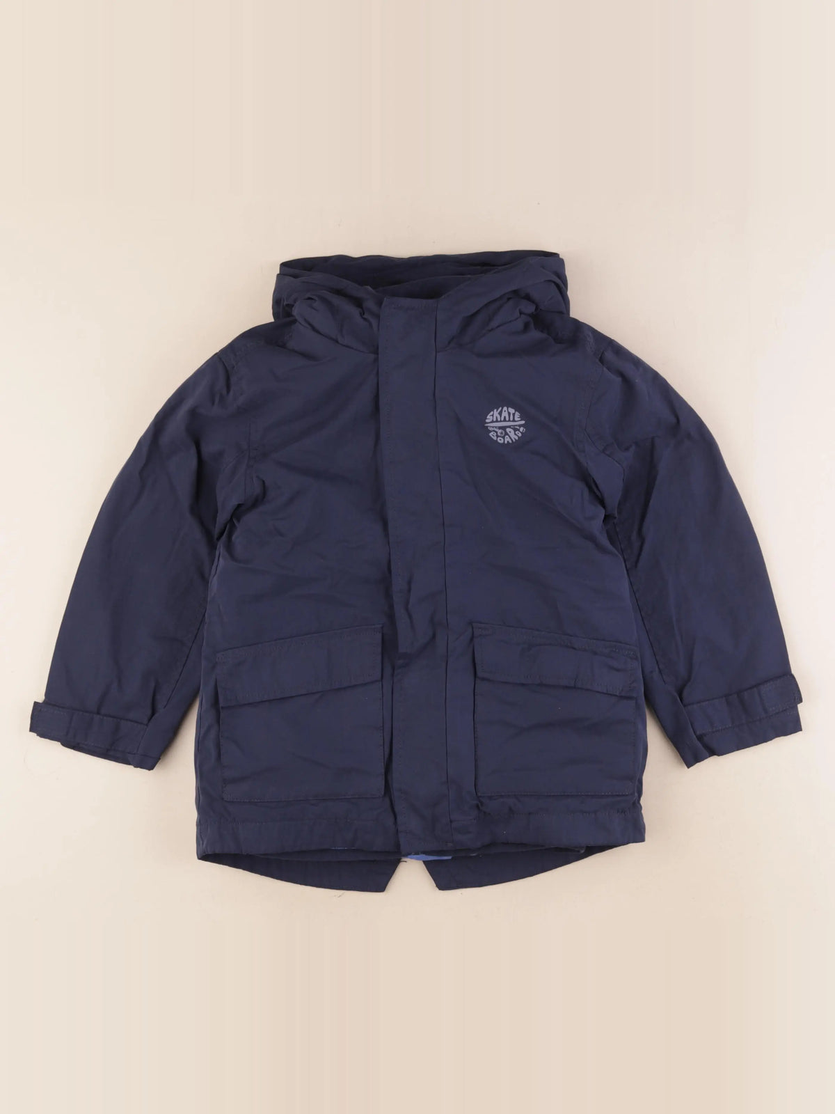 Vertbaudet - veste doublure amovible bleu - 6 ans
