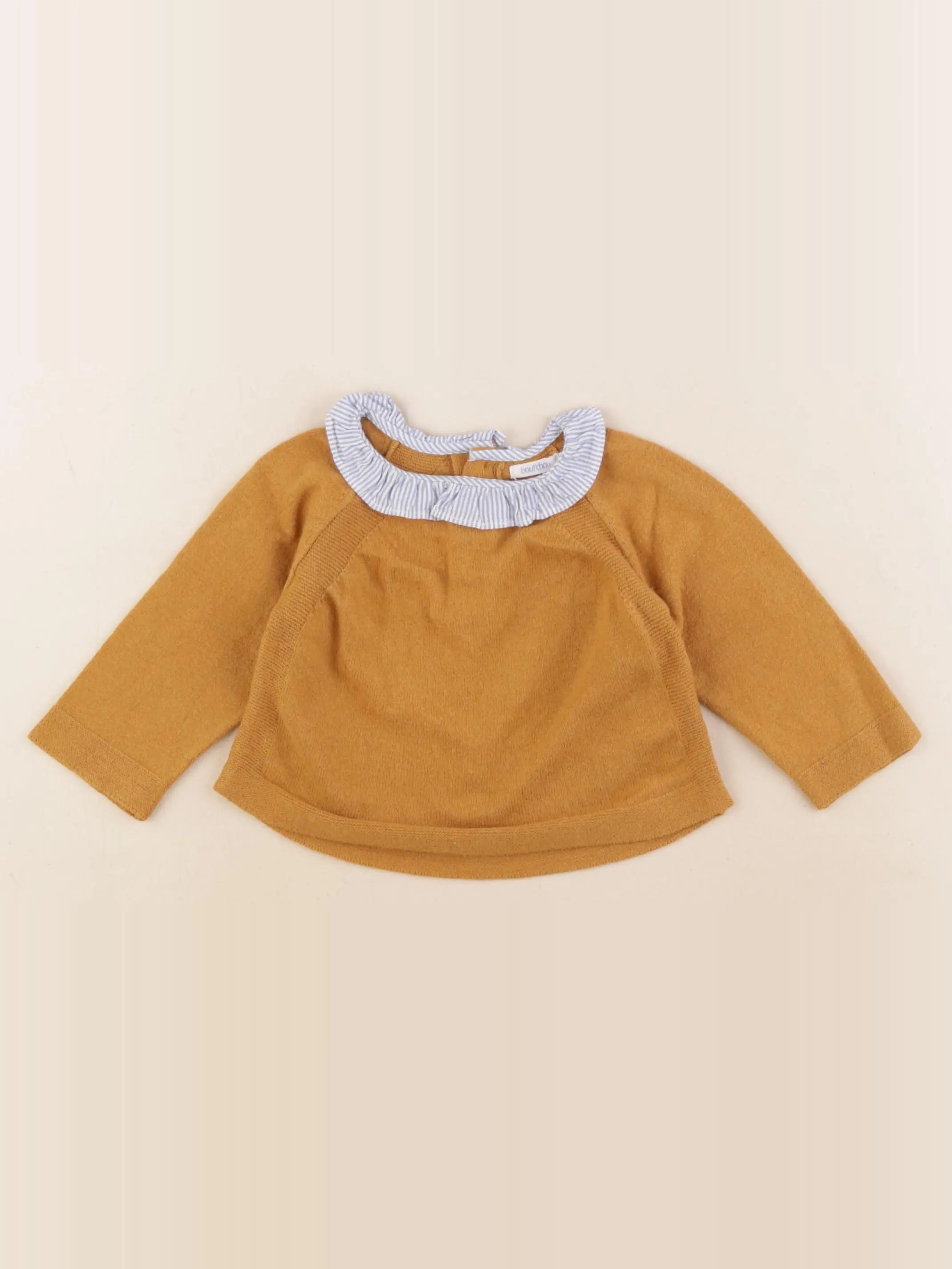 Boutchou - pull marron - 9 mois