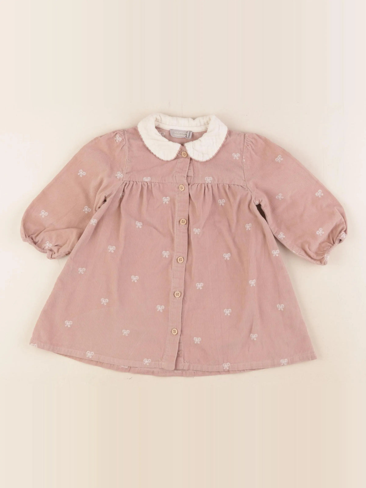 Boutchou - robe rose - 12 mois