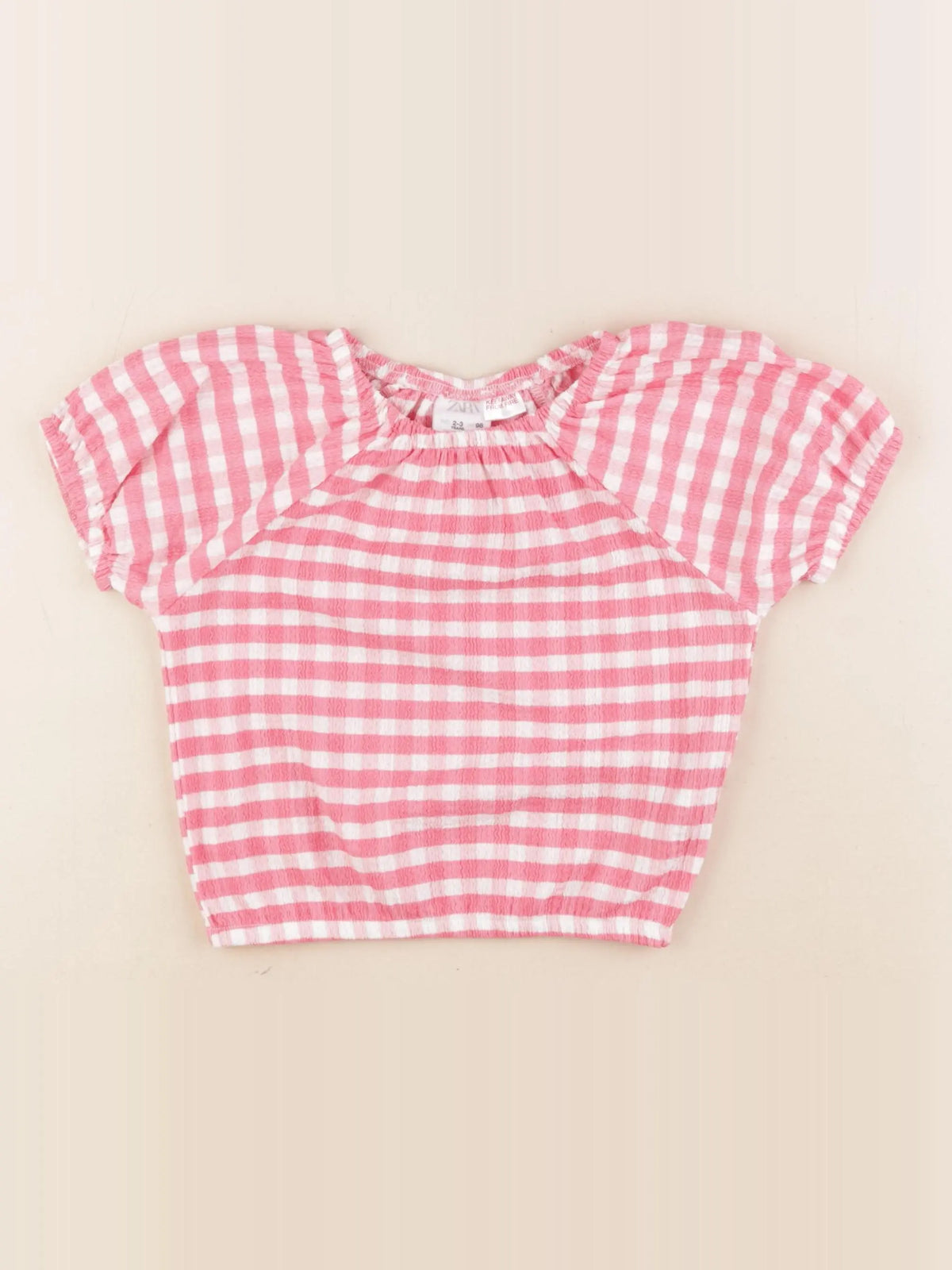 Zara - blouse rose - 3 ans
