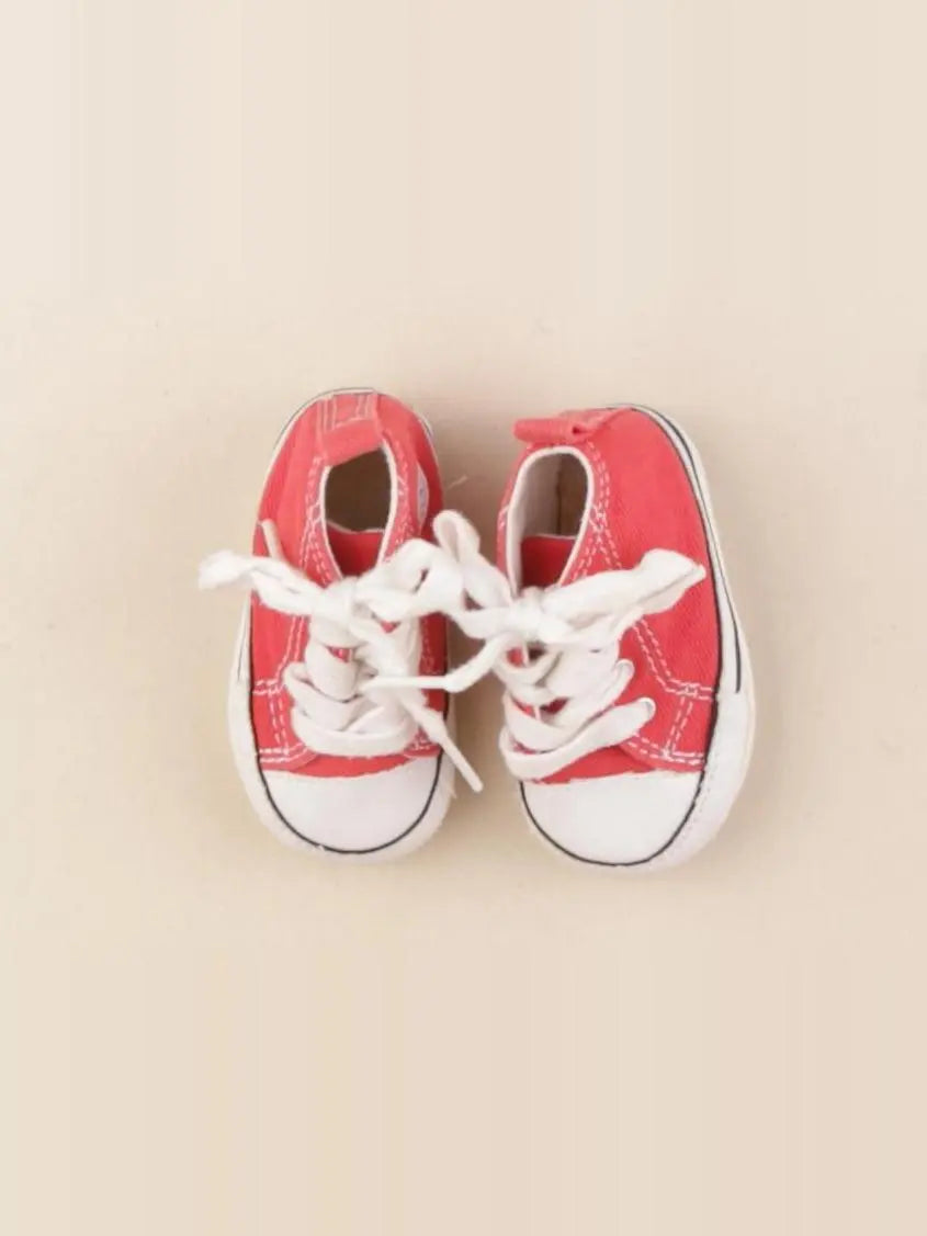 Converse - chaussons rouge - pointure 17