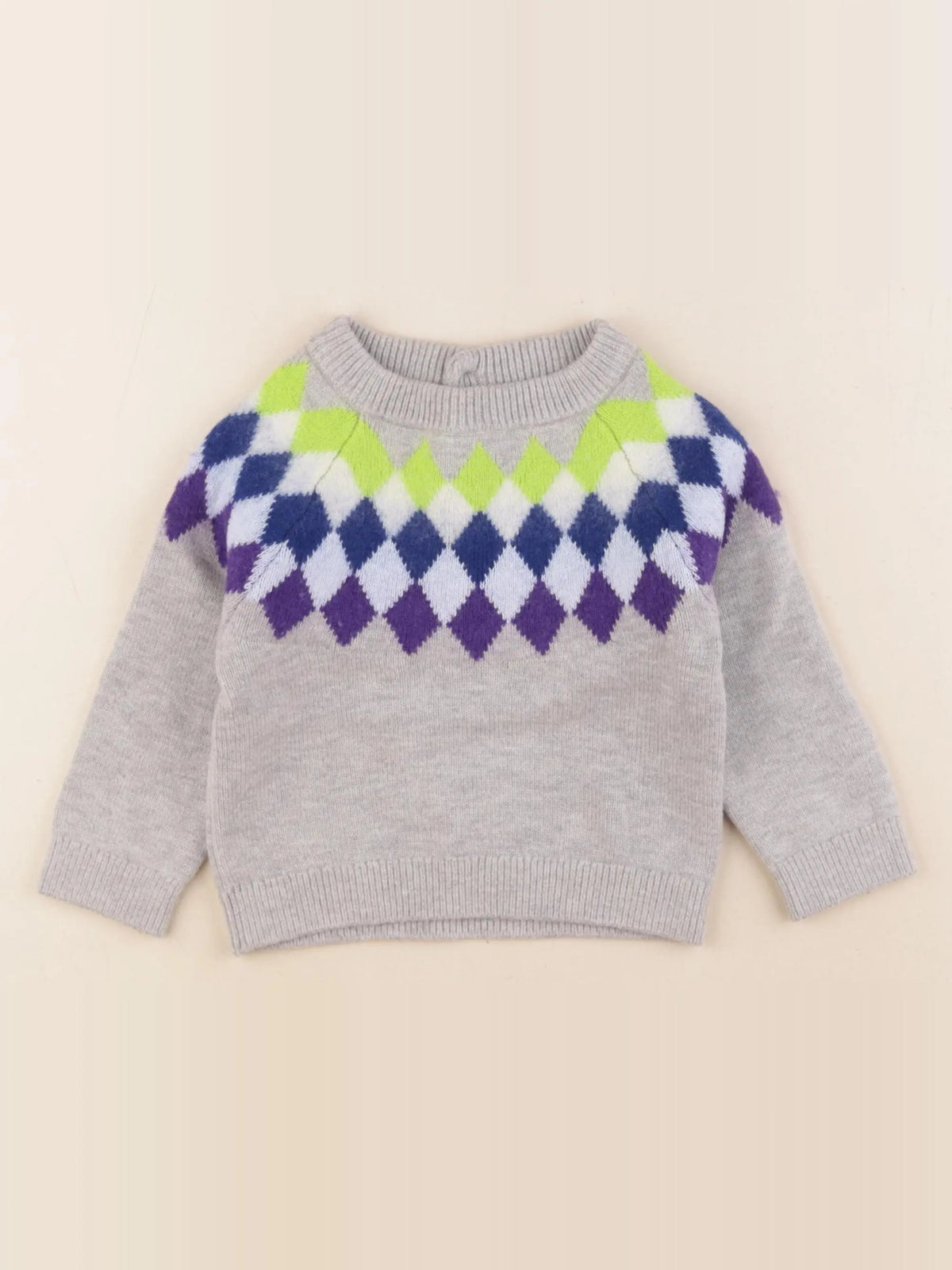 Jacadi - pull gris - 24 mois