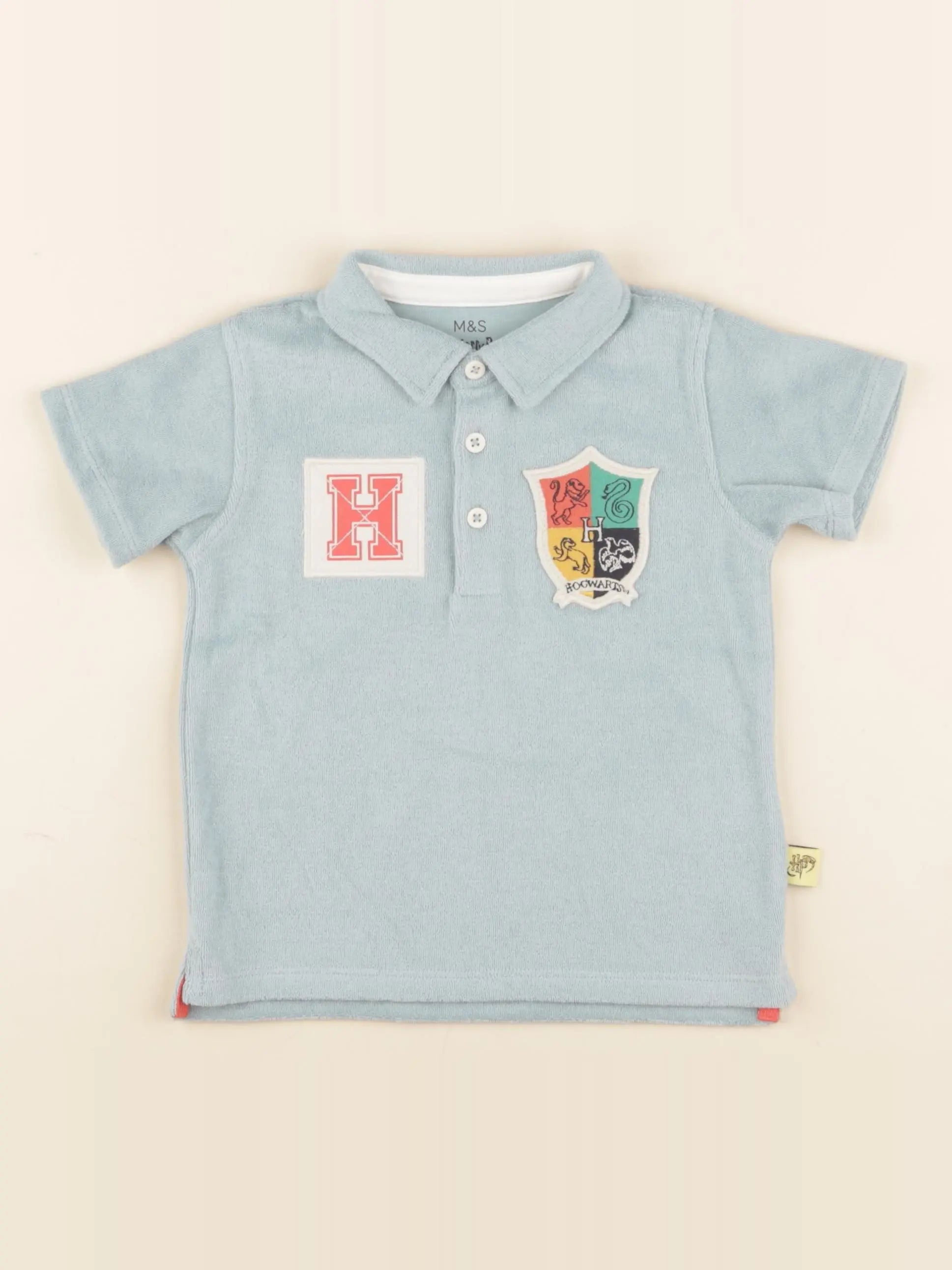Marks & Spencer - polo vert - 18/24 mois
