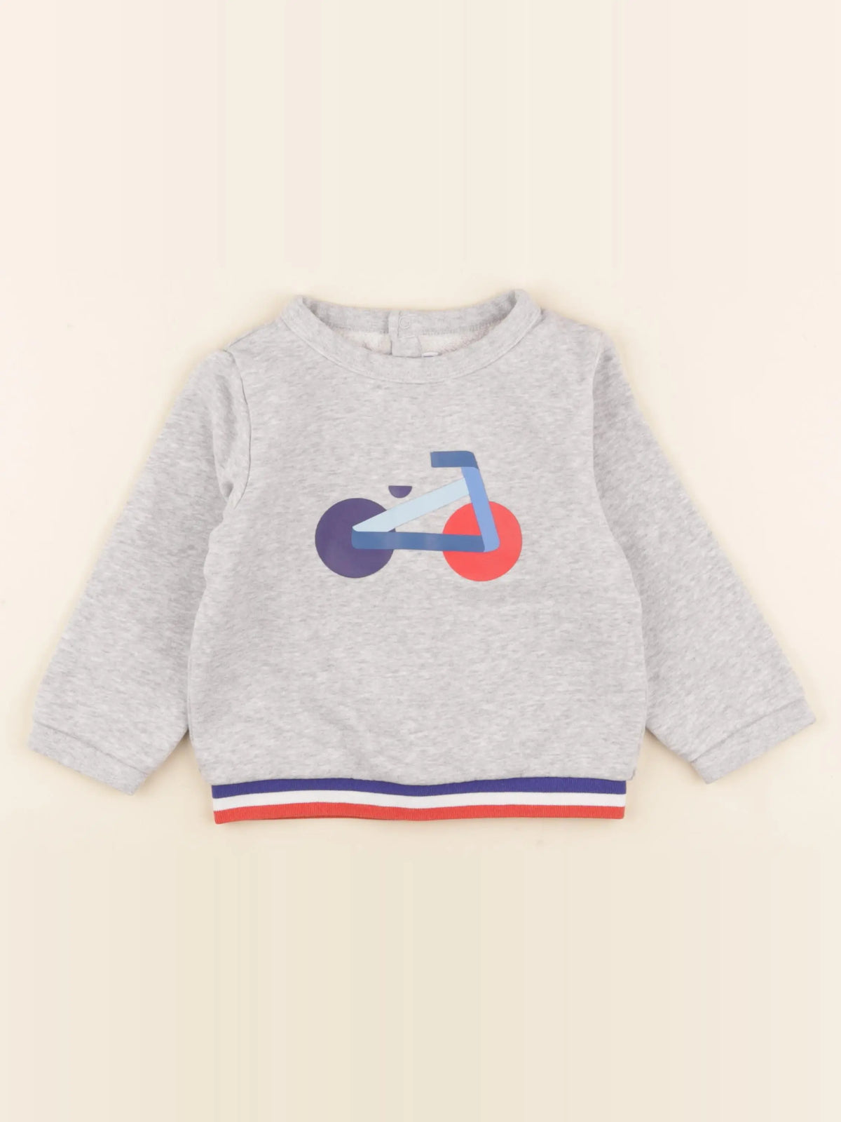 Jacadi - sweat gris - 36 mois