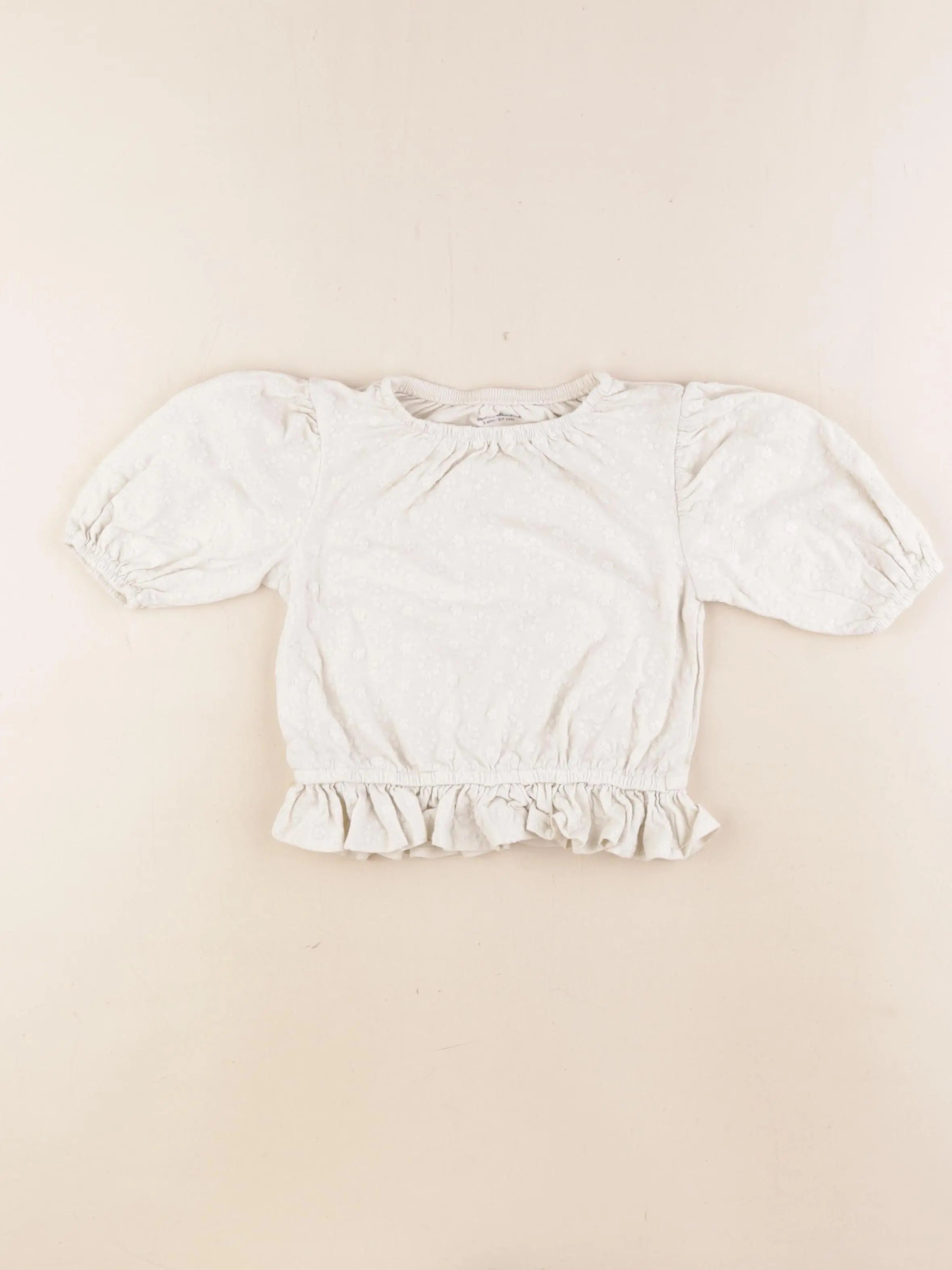 Vertbaudet - tee-shirt beige - 3 ans