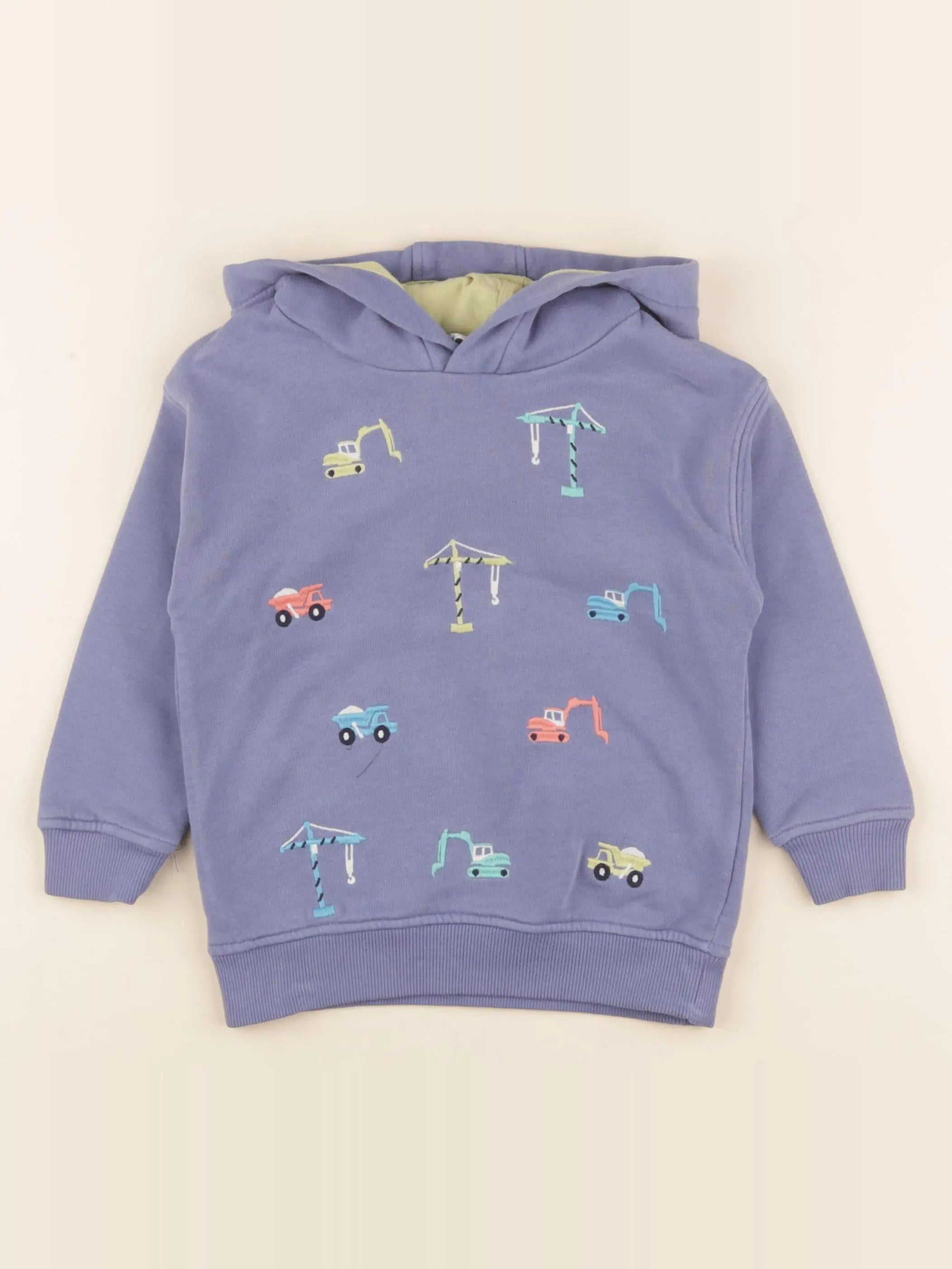 Marks & Spencer - sweat bleu - 2/3 ans
