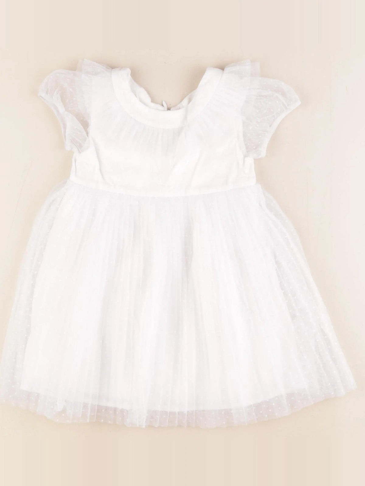 Carrément Beau - robe blanc - 2 ans