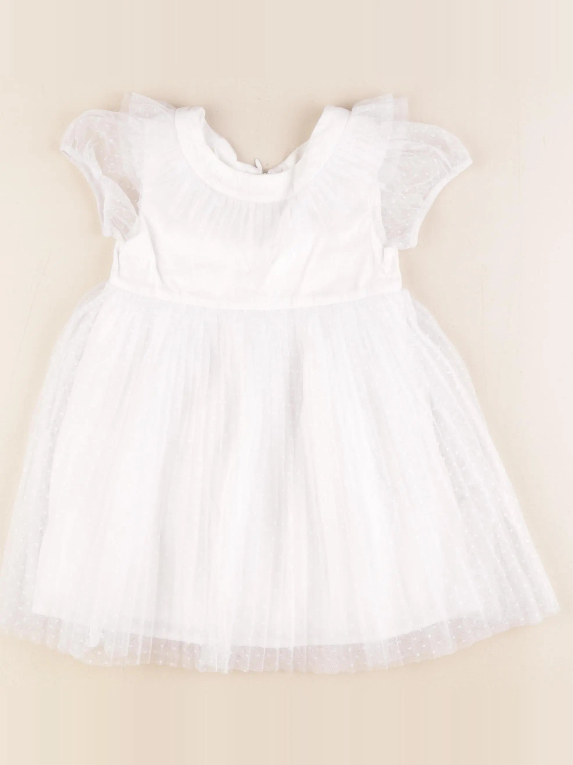 Carrément Beau - robe blanc - 2 ans
