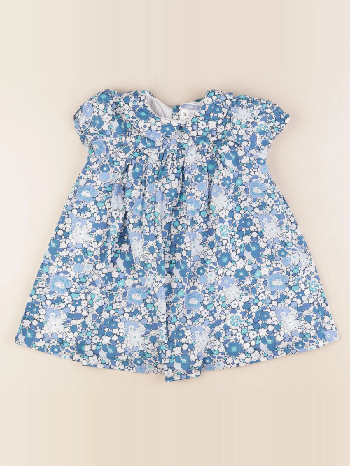 Jacadi - robe liberty multicolore - 24 mois