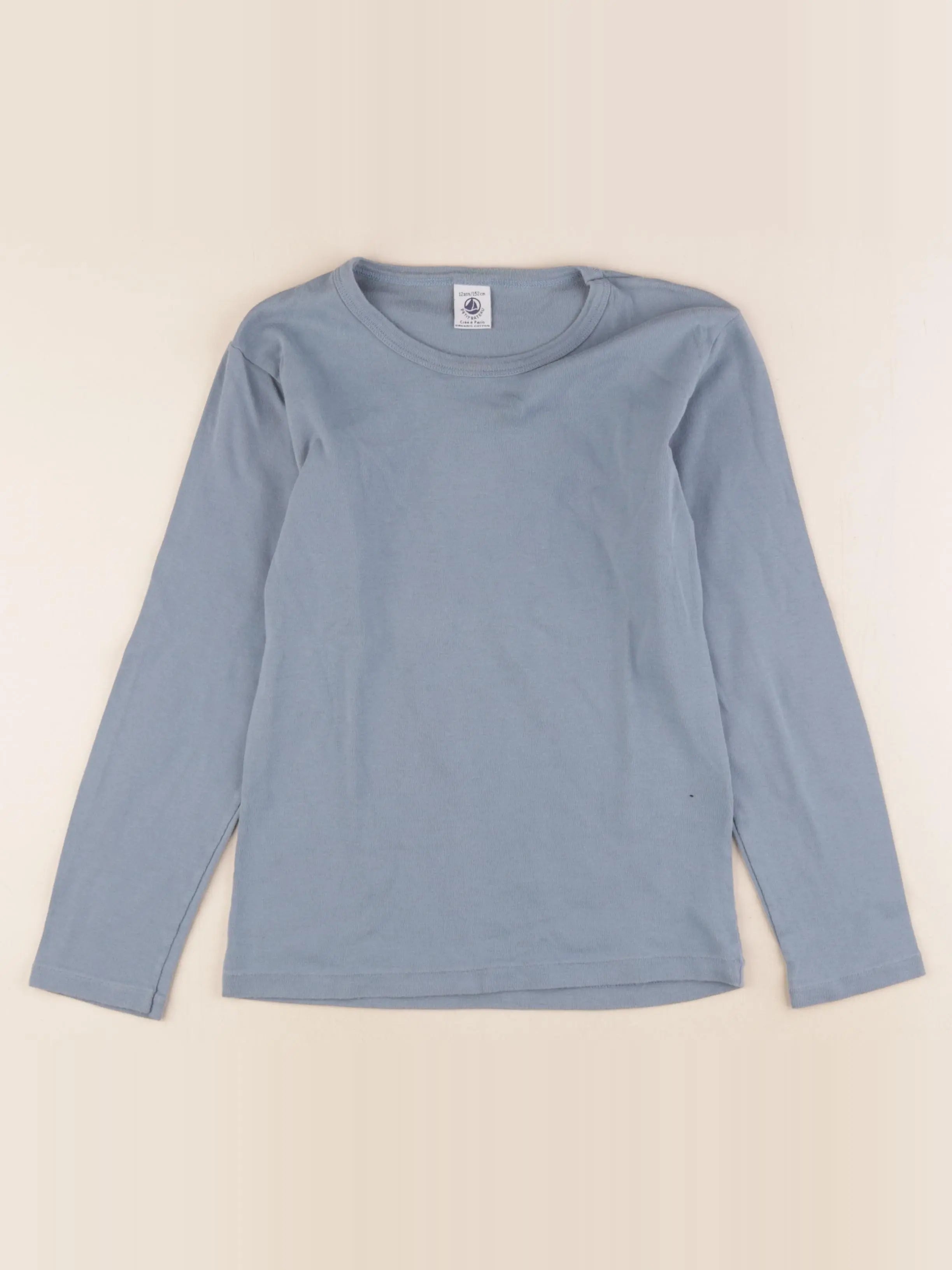 Petit Bateau - maillot de corps bleu - 12 ans