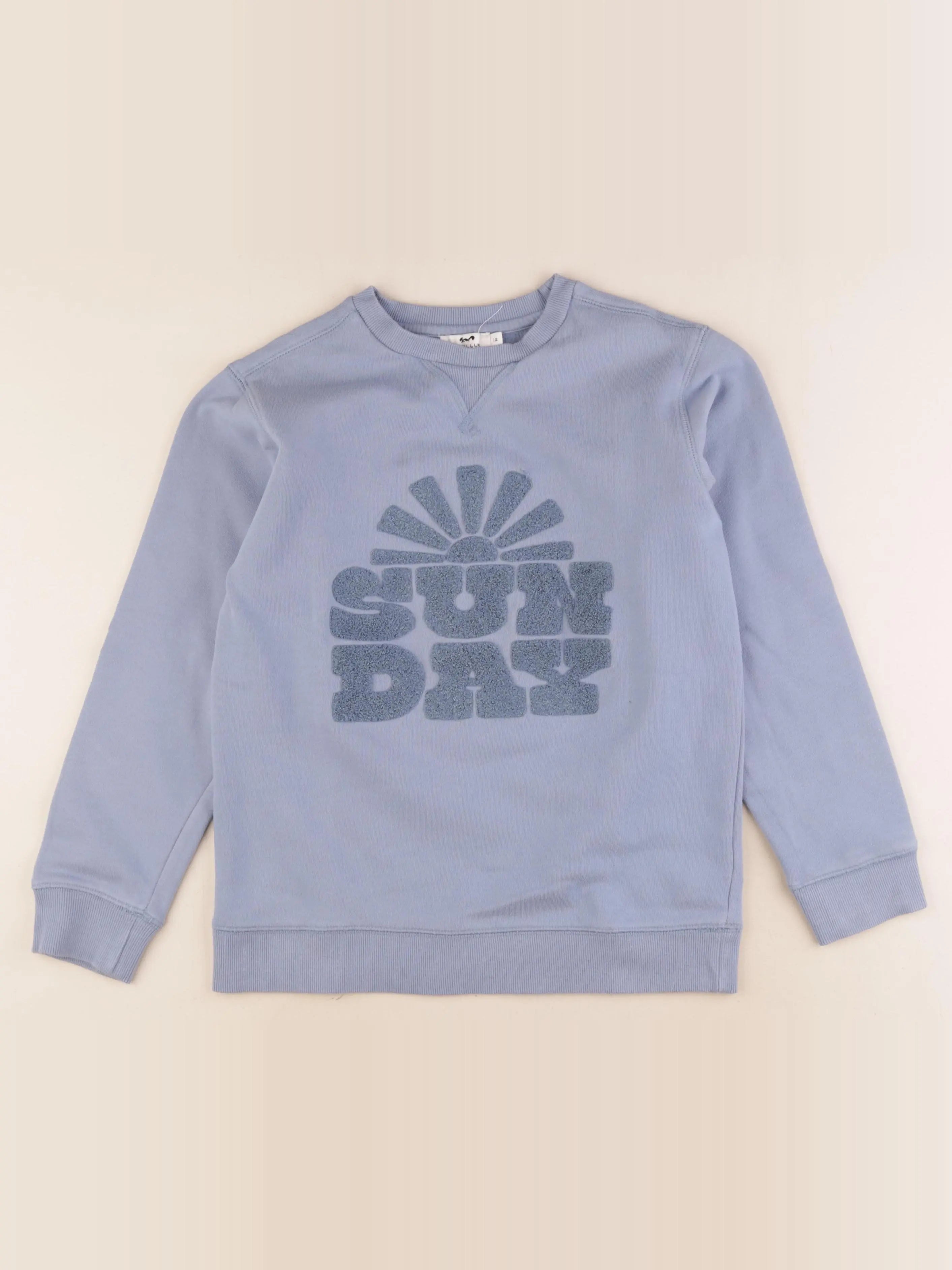 Cyrillus - sweat bleu - 12 ans