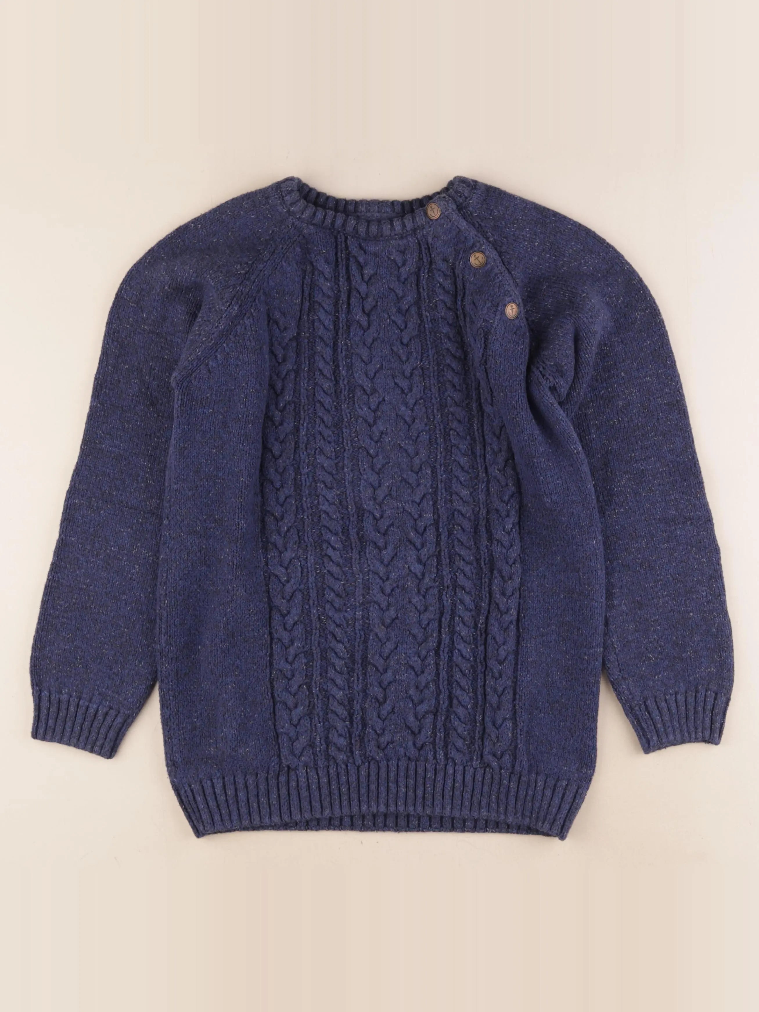 Vertbaudet - pull bleu - 12 ans