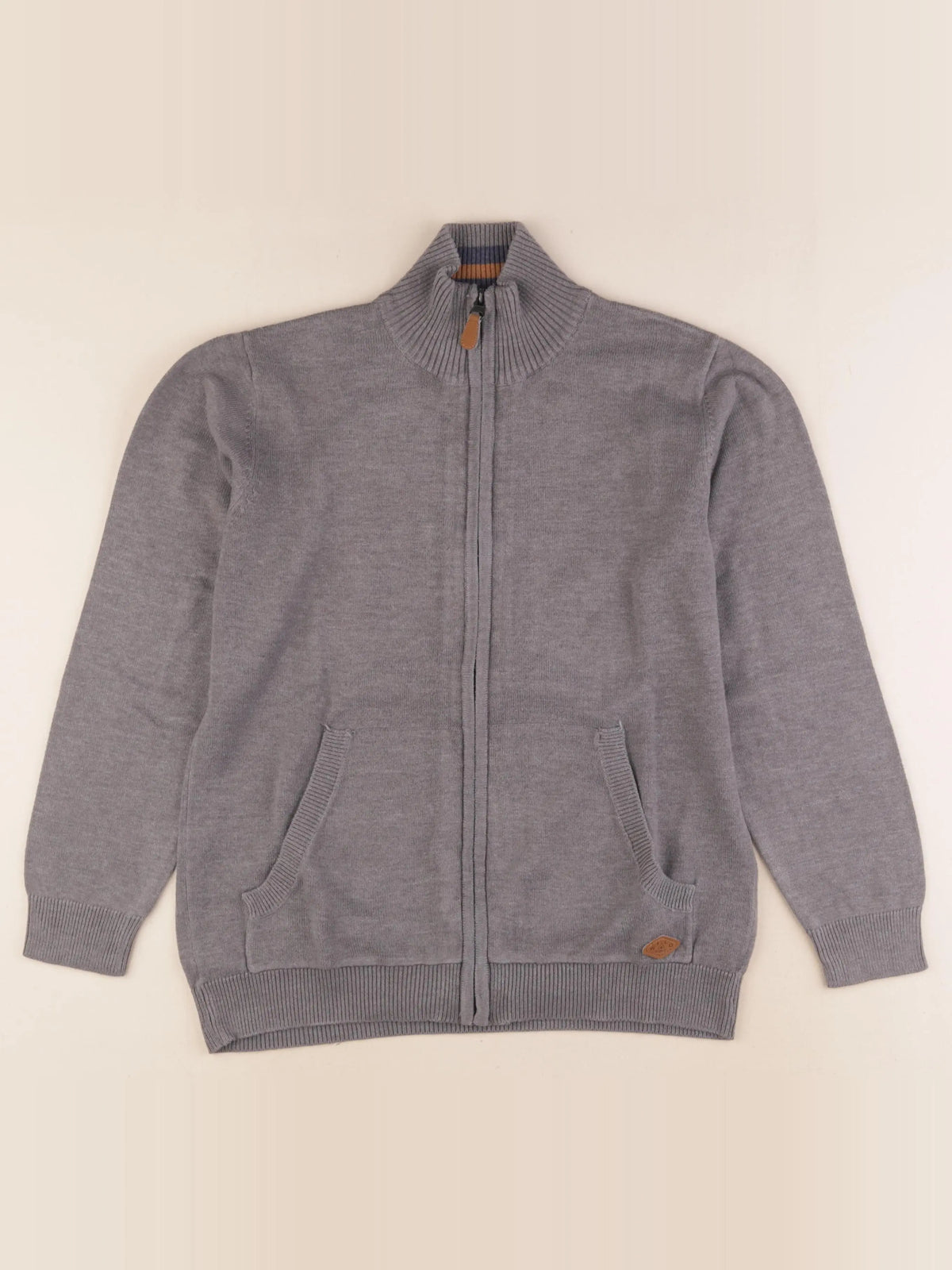 Vertbaudet - gilet gris - 12 ans
