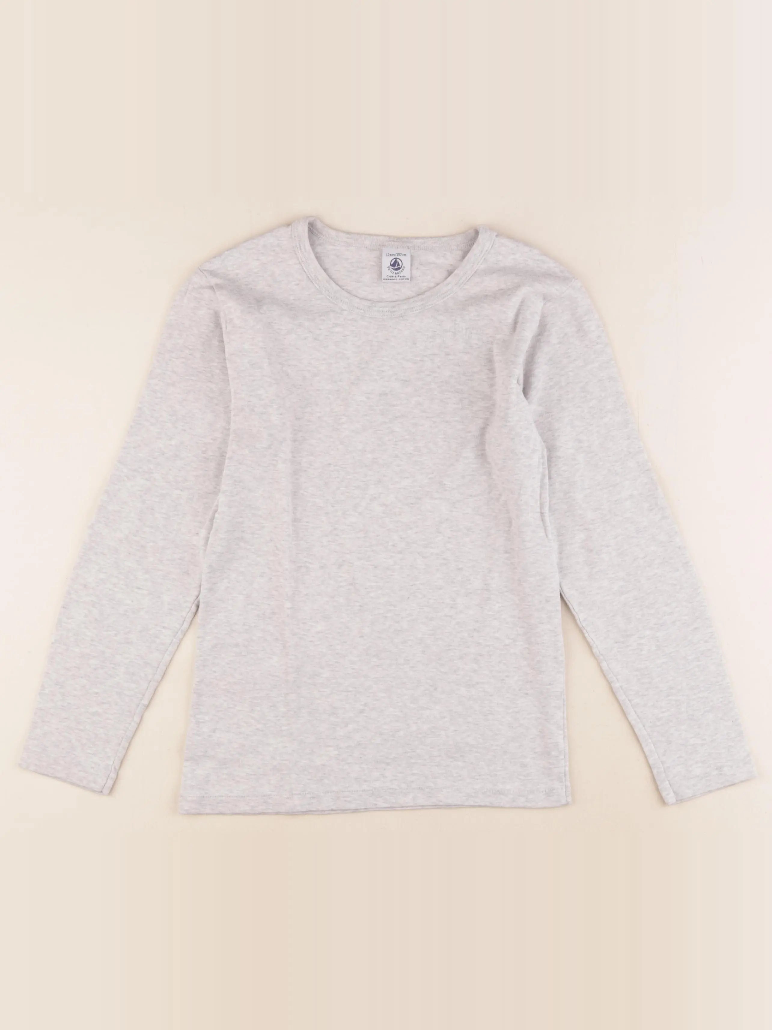 Petit Bateau - maillot de corps gris - 12 ans