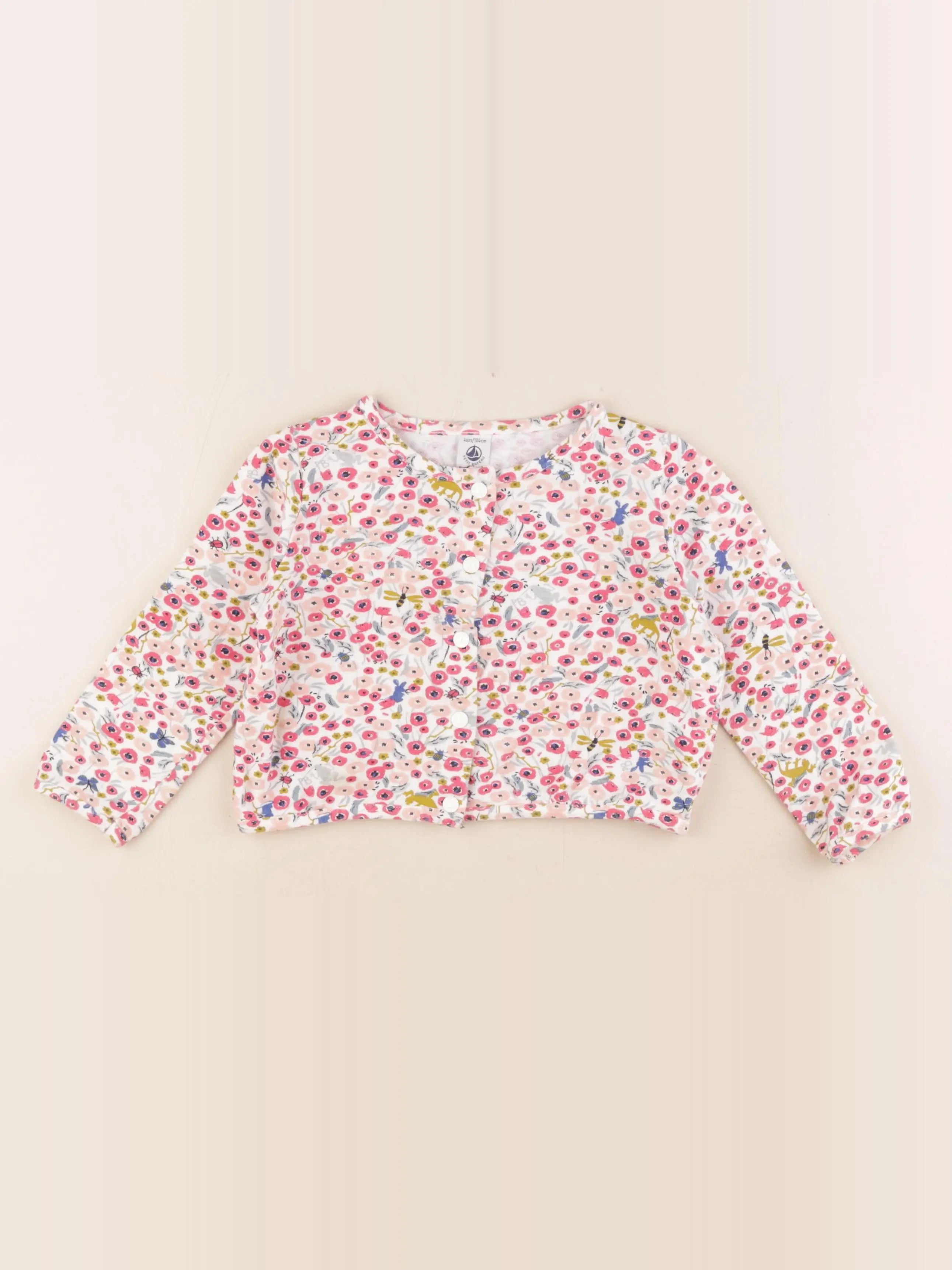 Petit Bateau - sweat multicolore - 4 ans