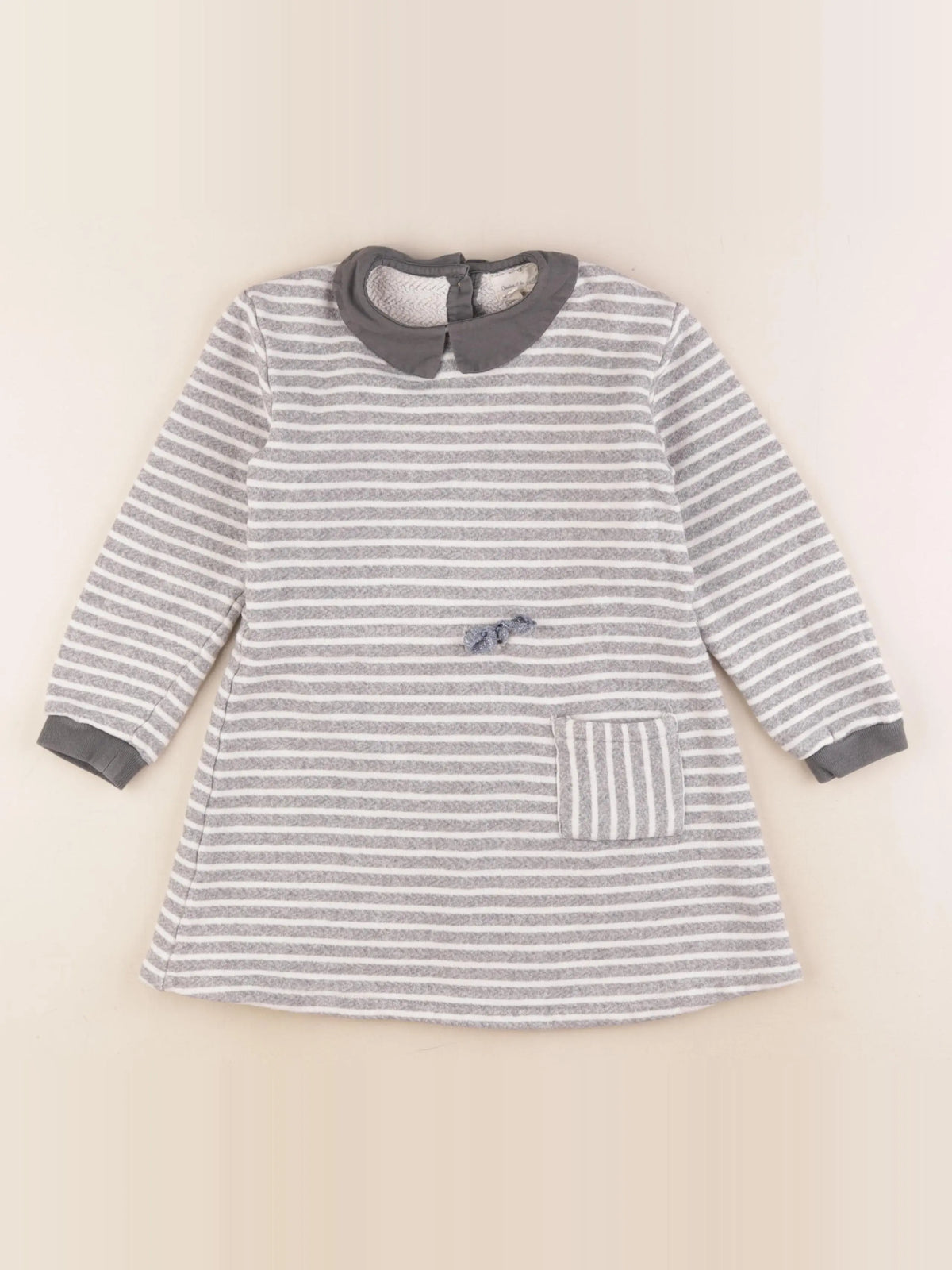 Arsène et les pipelettes - robe gris - 5 ans