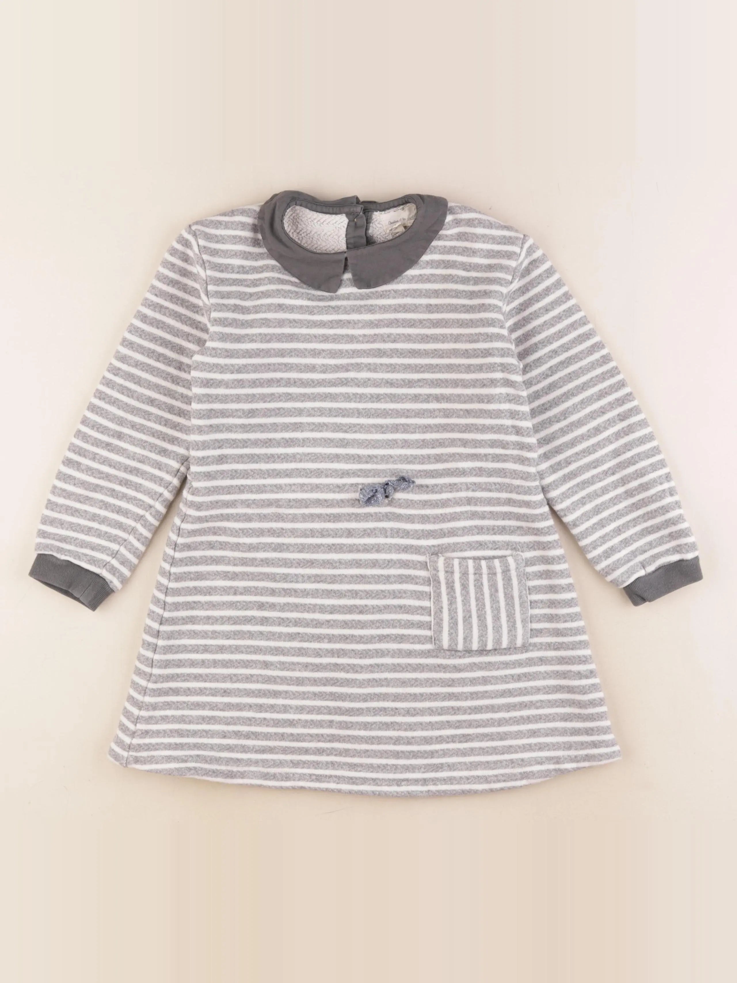 Arsène et les pipelettes - robe gris - 5 ans