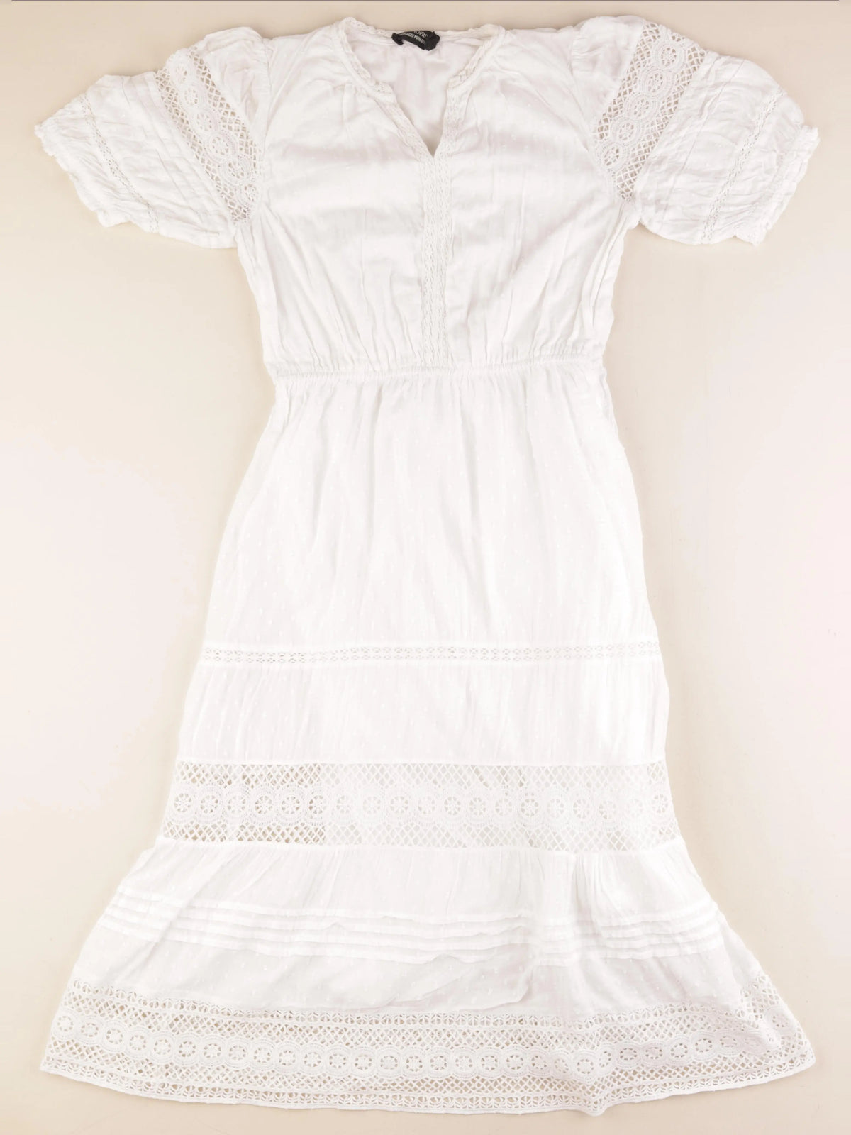 Monoprix - robe blanc - 12 ans