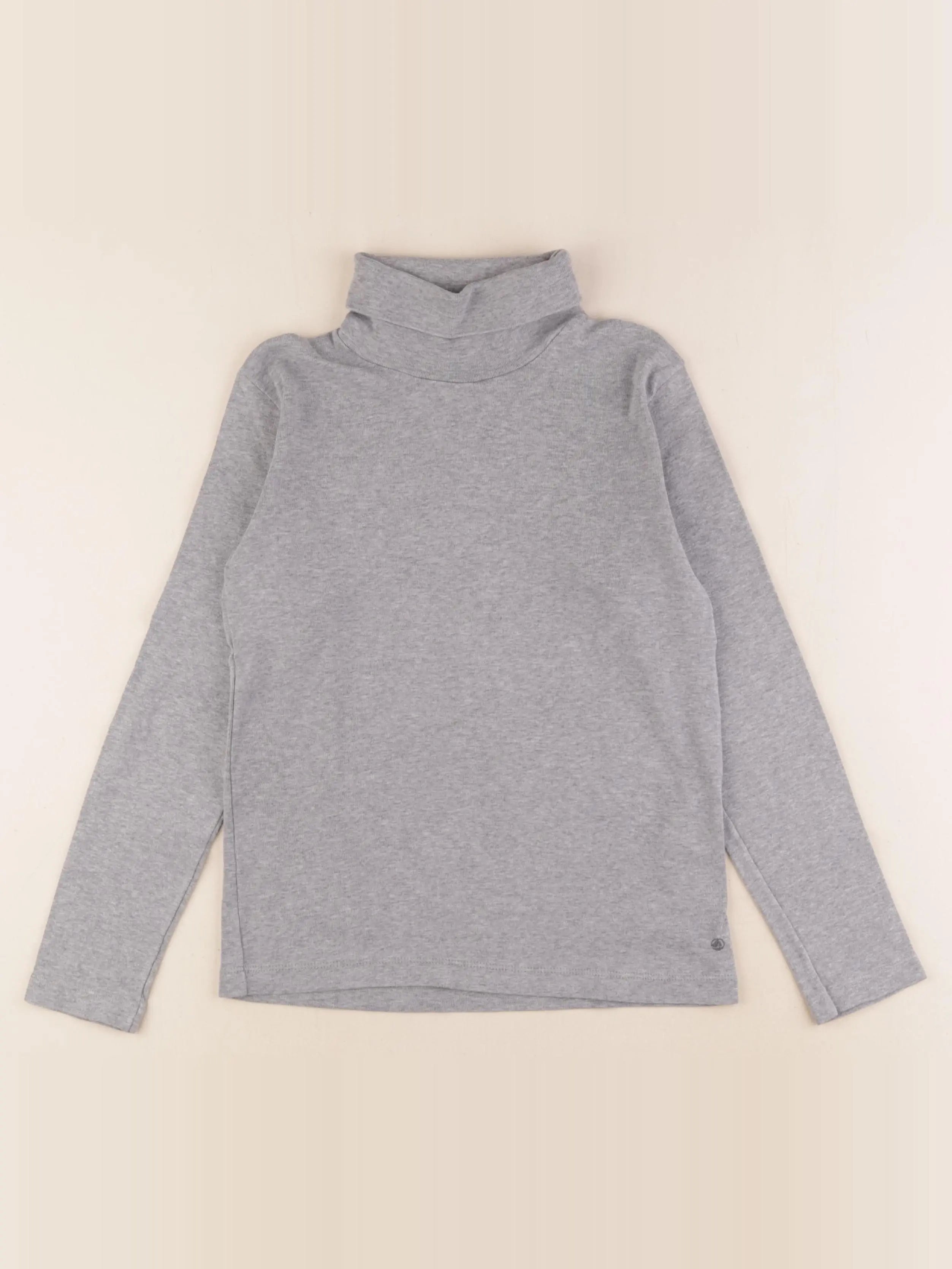 Petit Bateau - sous-pull gris - 10 ans