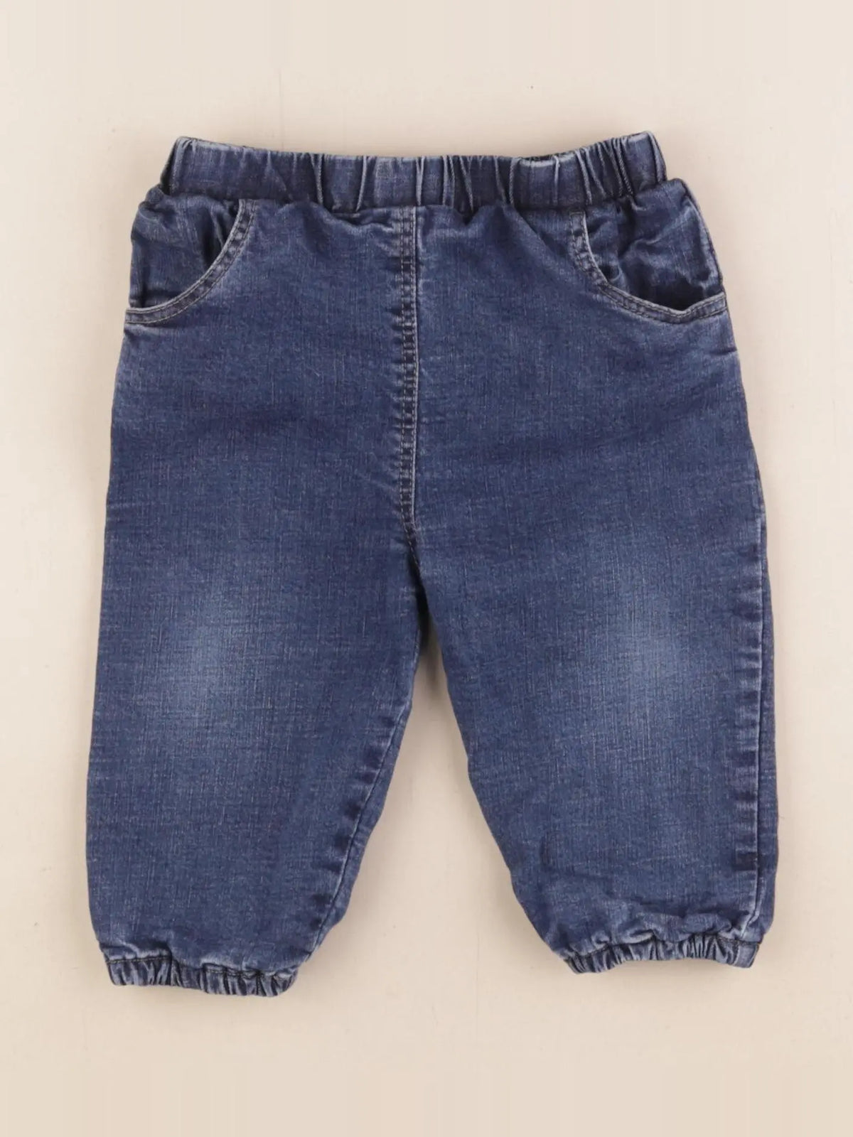 Boutchou - jean doublé bleu - 9 mois
