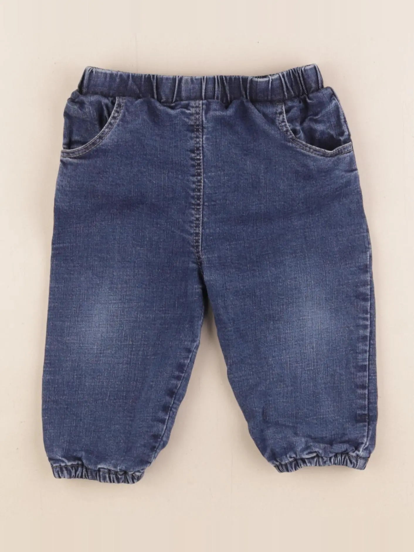 Boutchou - jean doublé bleu - 9 mois