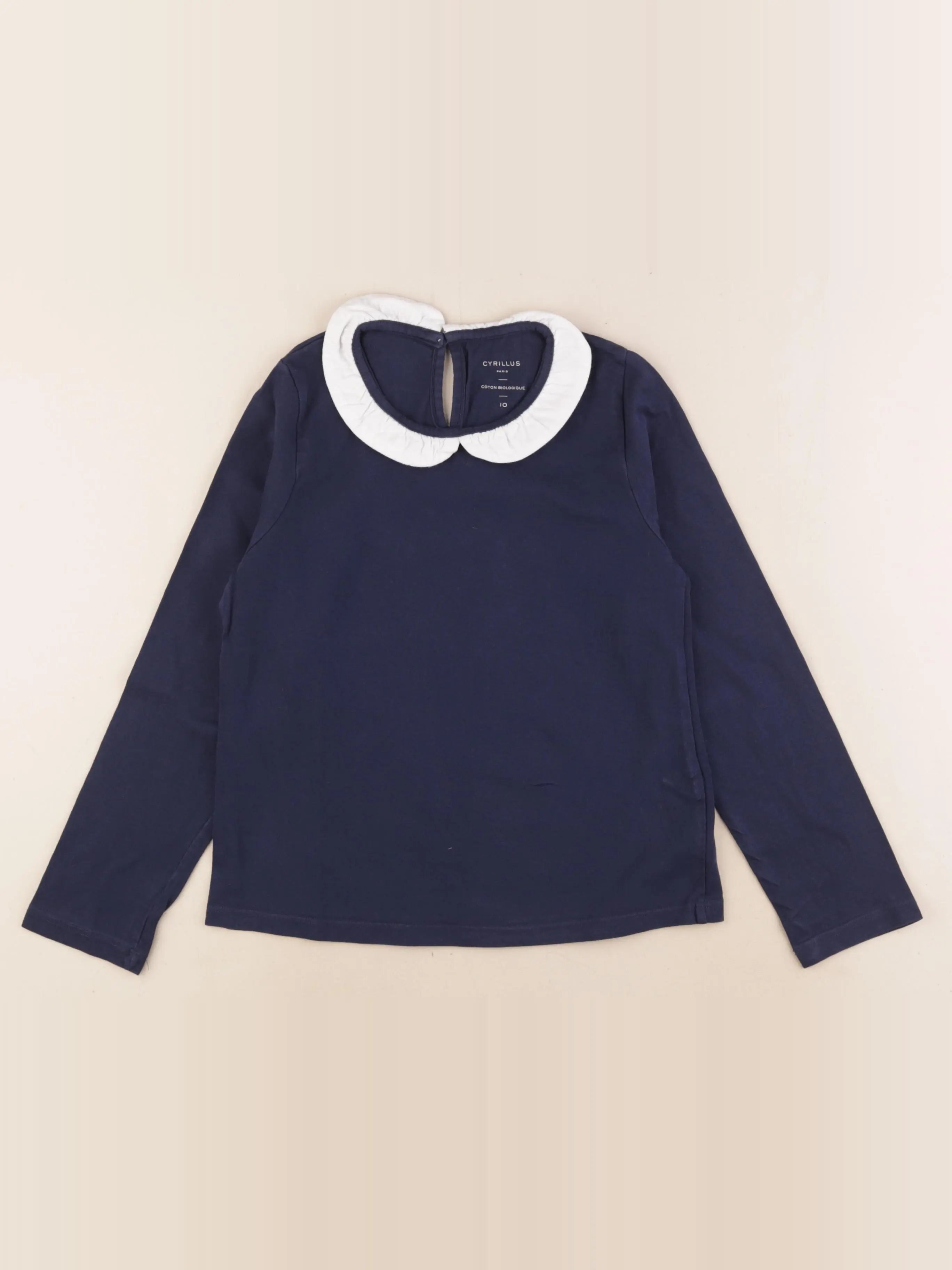 Cyrillus - tee-shirt bleu - 10 ans