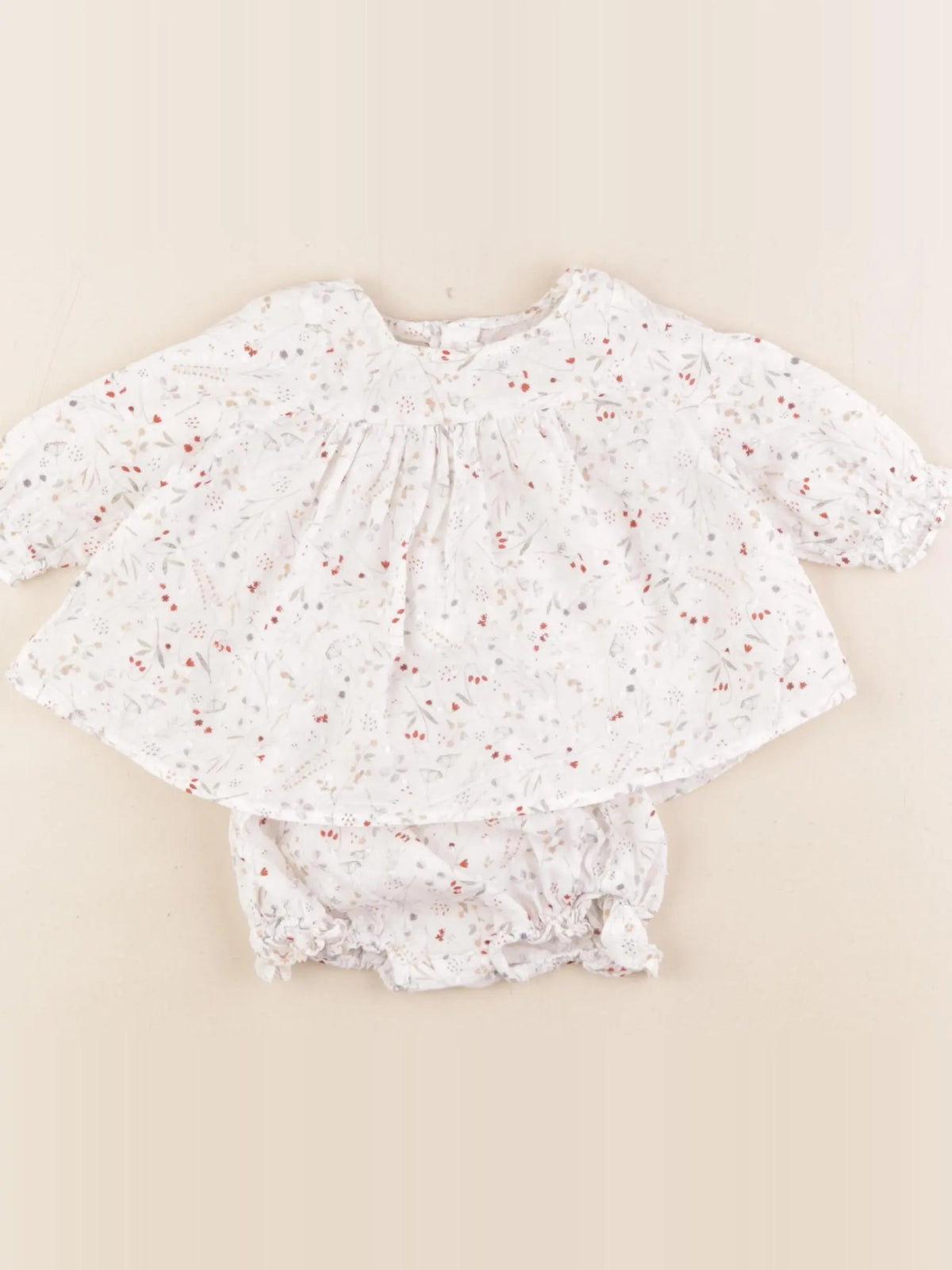 Zara - robe blanc - 3/6 mois
