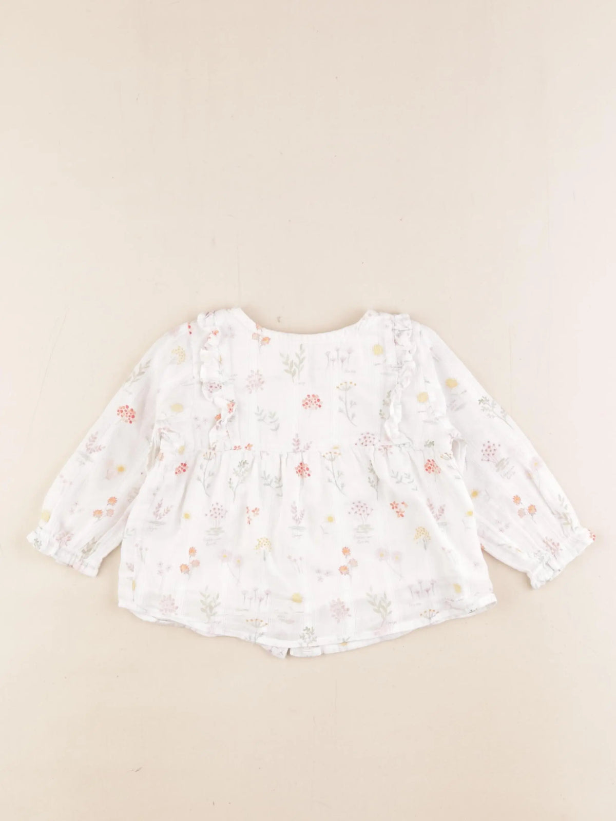 Arsène et les pipelettes - blouse blanc - 12 mois