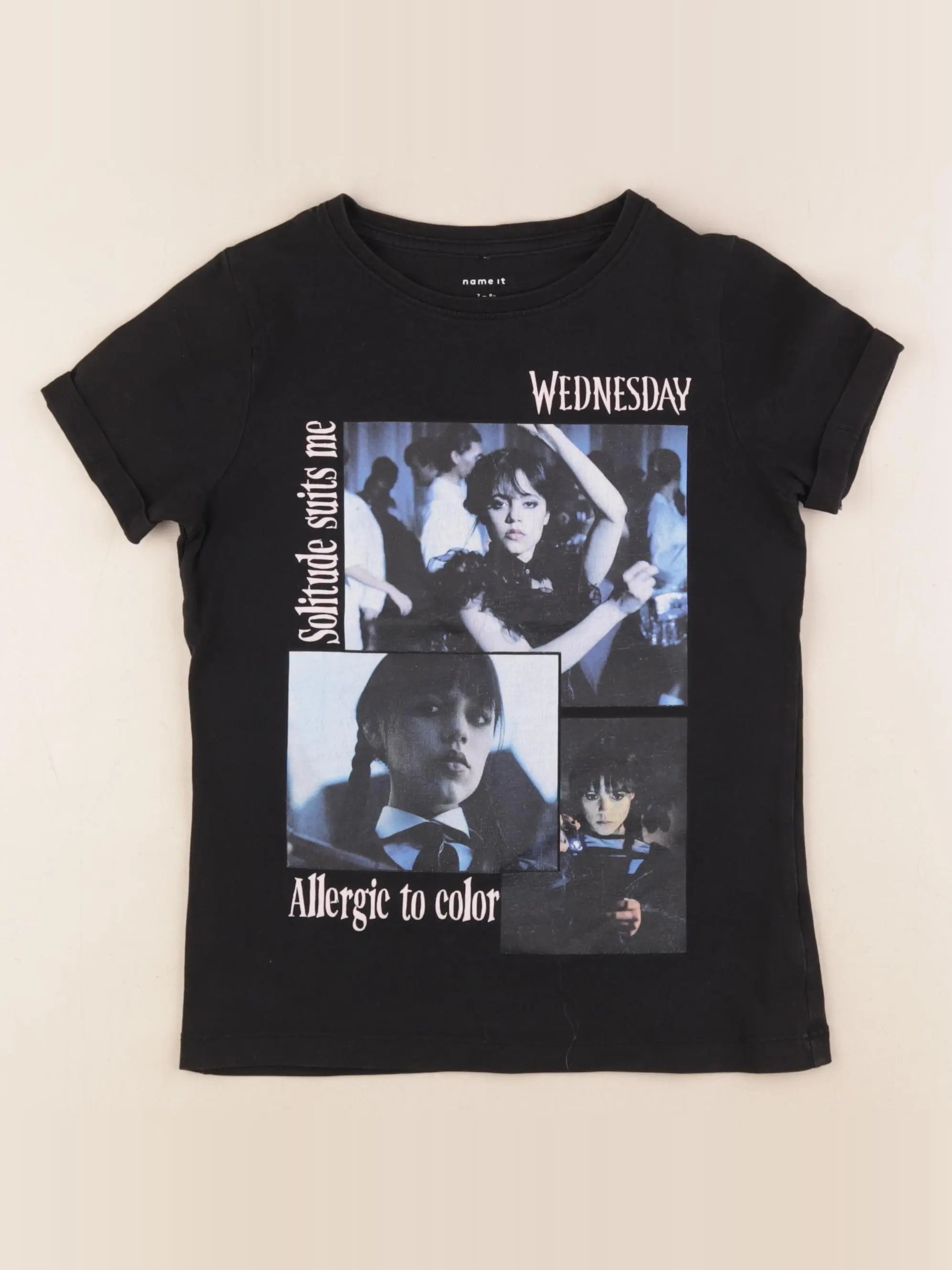 Name it - tee-shirt noir - 7/8 ans