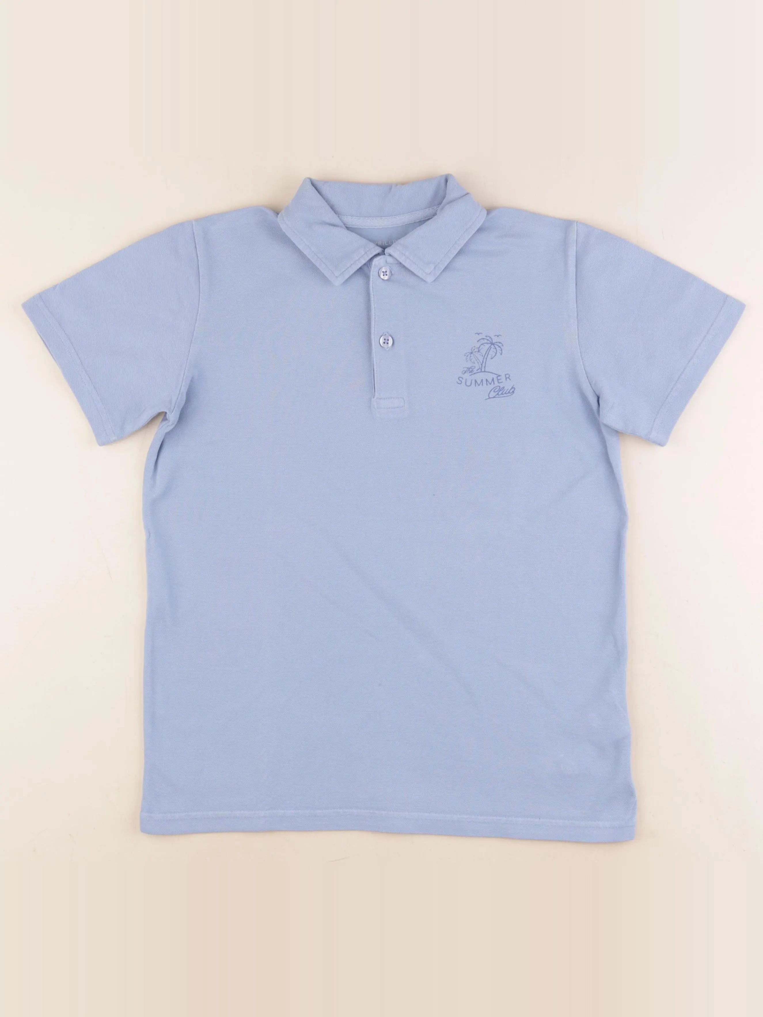 Cyrillus - polo bleu - 12 ans