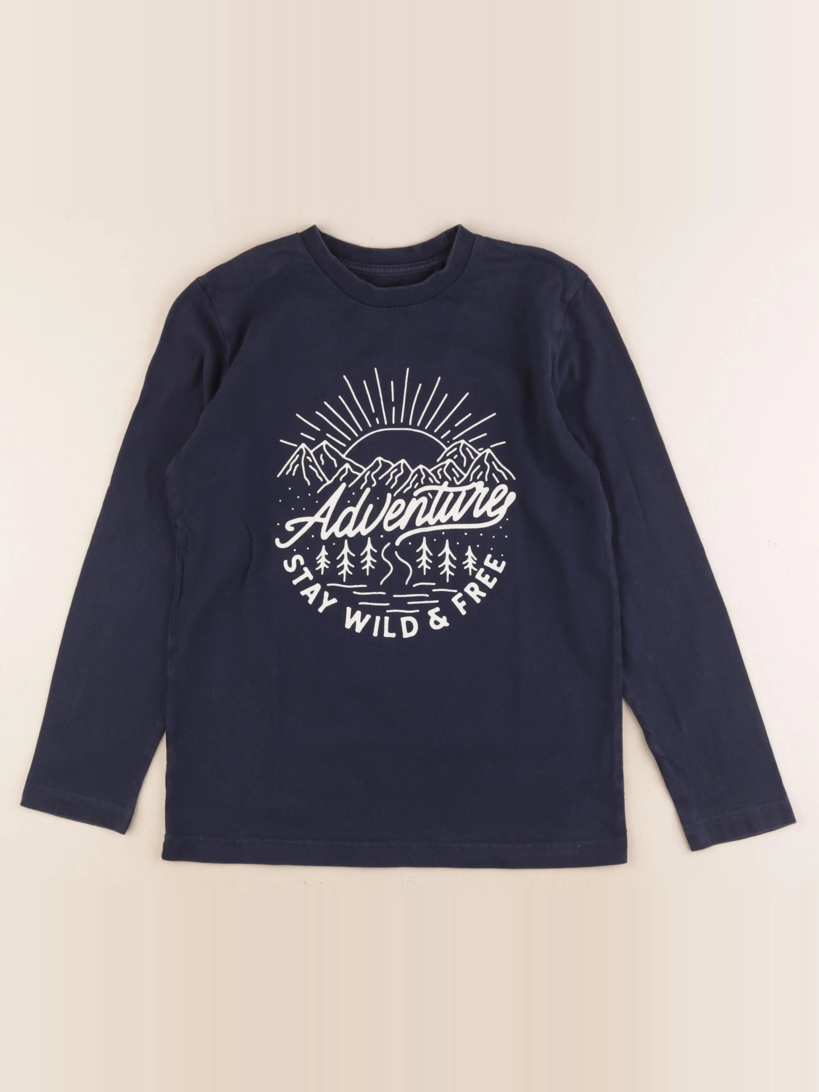 Cyrillus - tee-shirt bleu - 12 ans