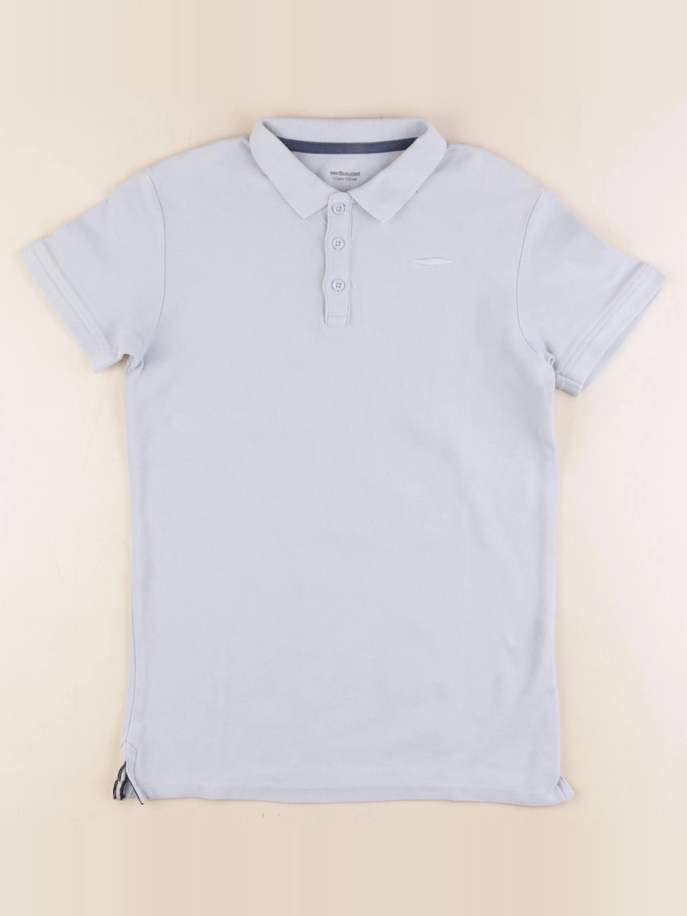 Vertbaudet - polo bleu - 12 ans