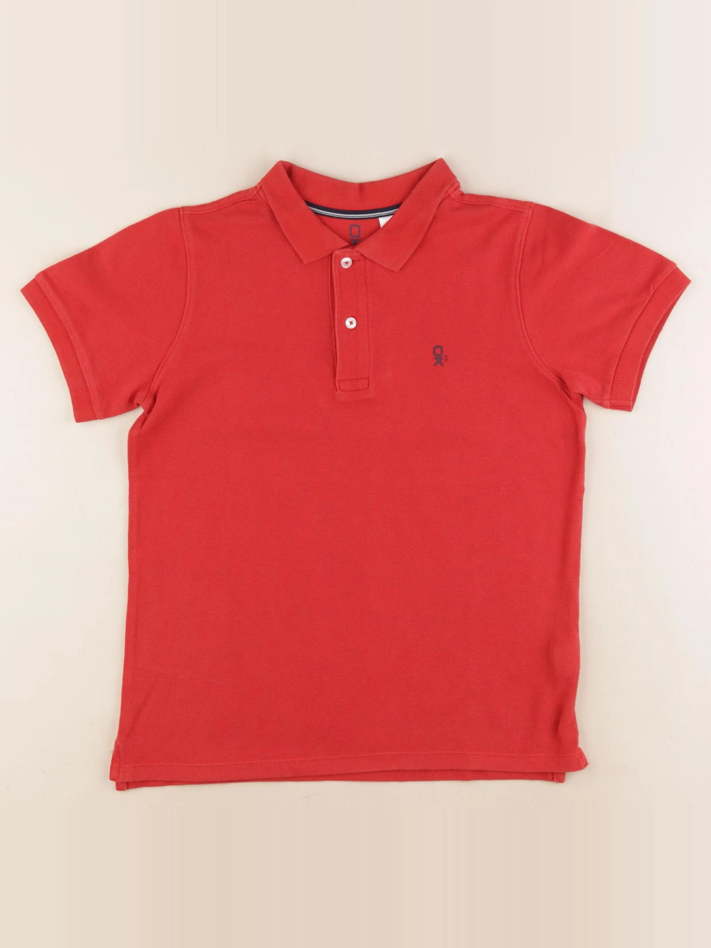Okaidi - polo rouge - 12 ans