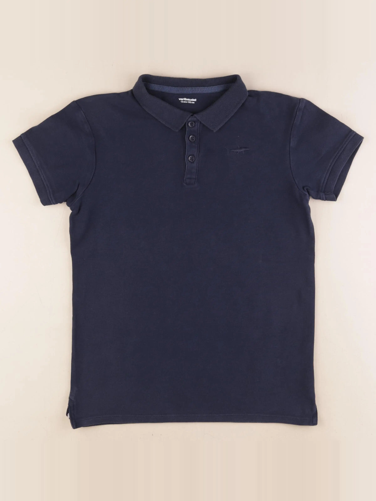 Vertbaudet - polo bleu - 12 ans