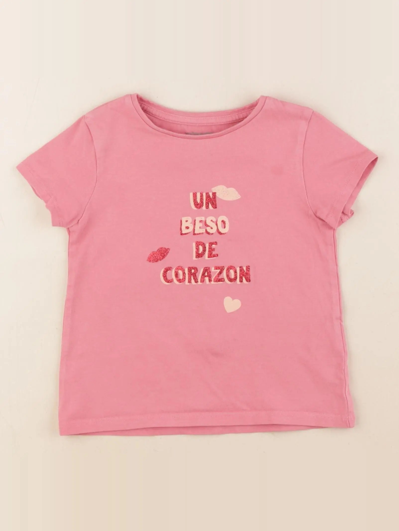 Vertbaudet - tee-shirt rose - 3 ans