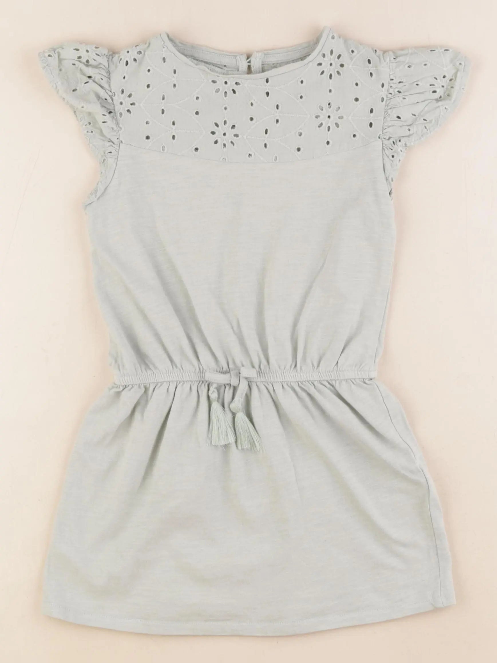 Vertbaudet - robe vert - 4 ans