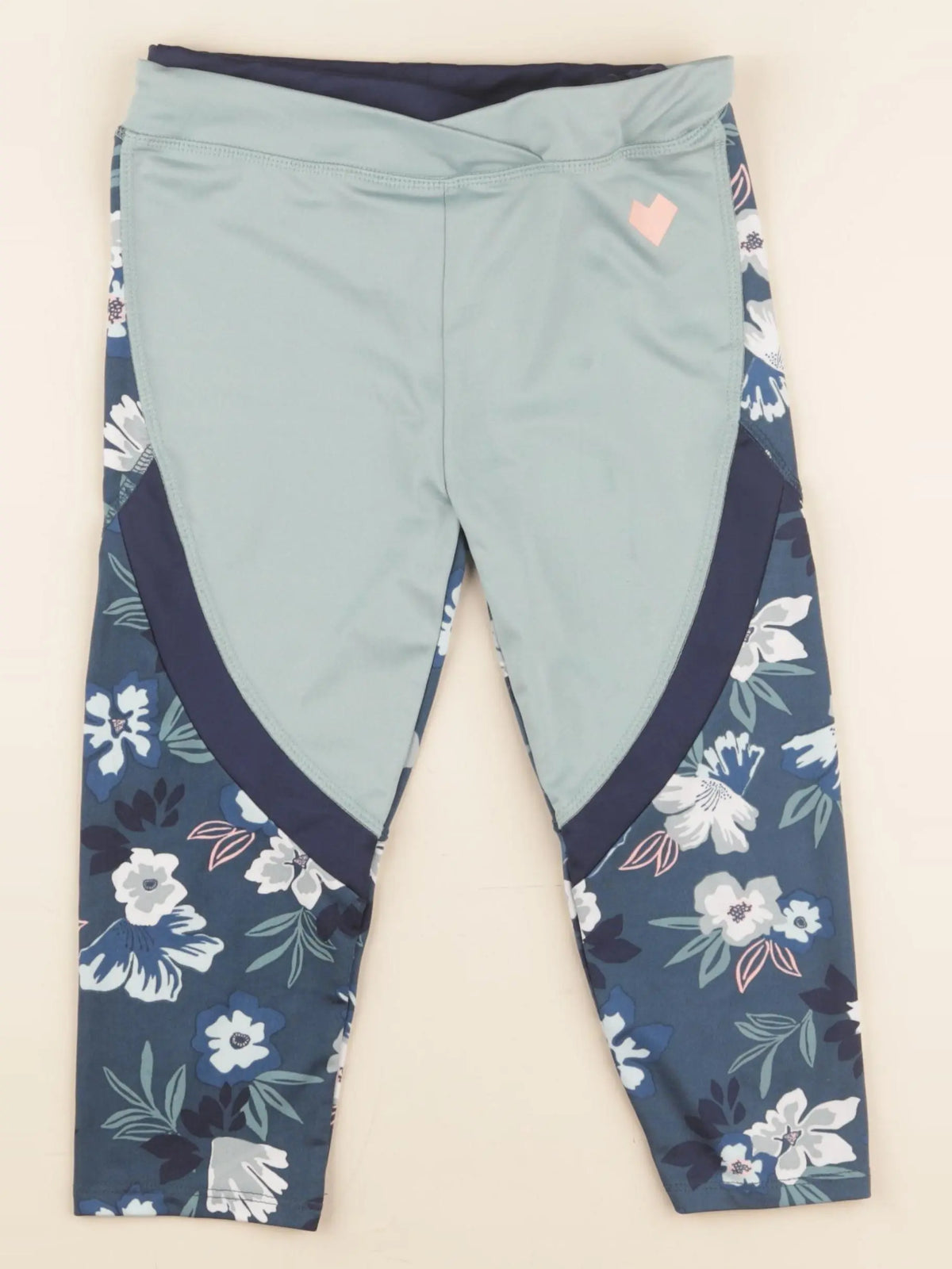 Vertbaudet - legging vert - 8 ans
