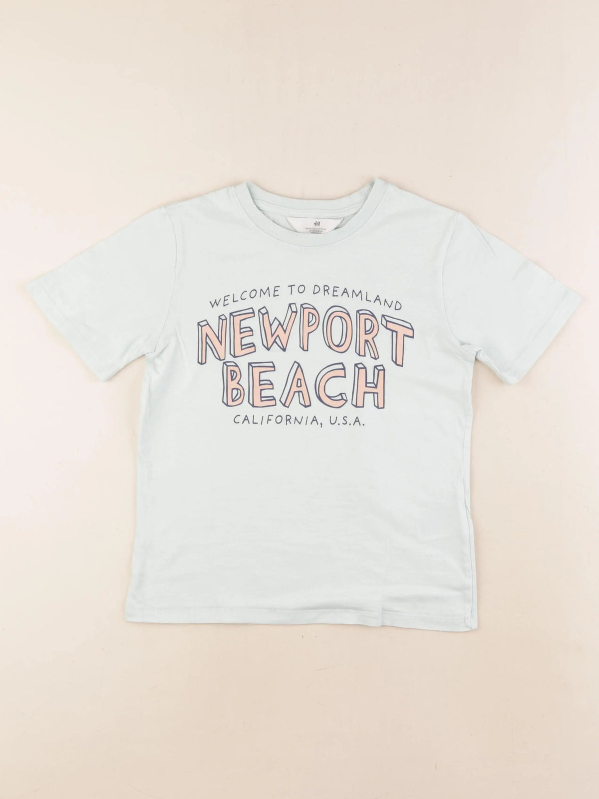 H&M - tee-shirt vert - 6/7 ans