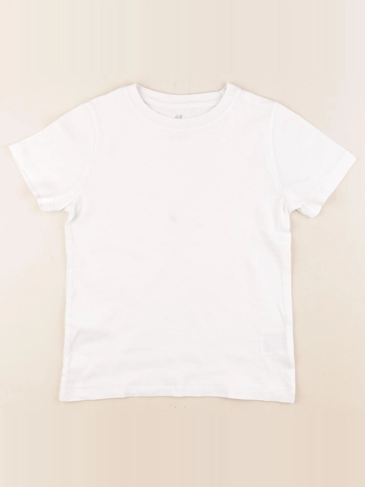 H&M - tee-shirt blanc - 6/8 ans