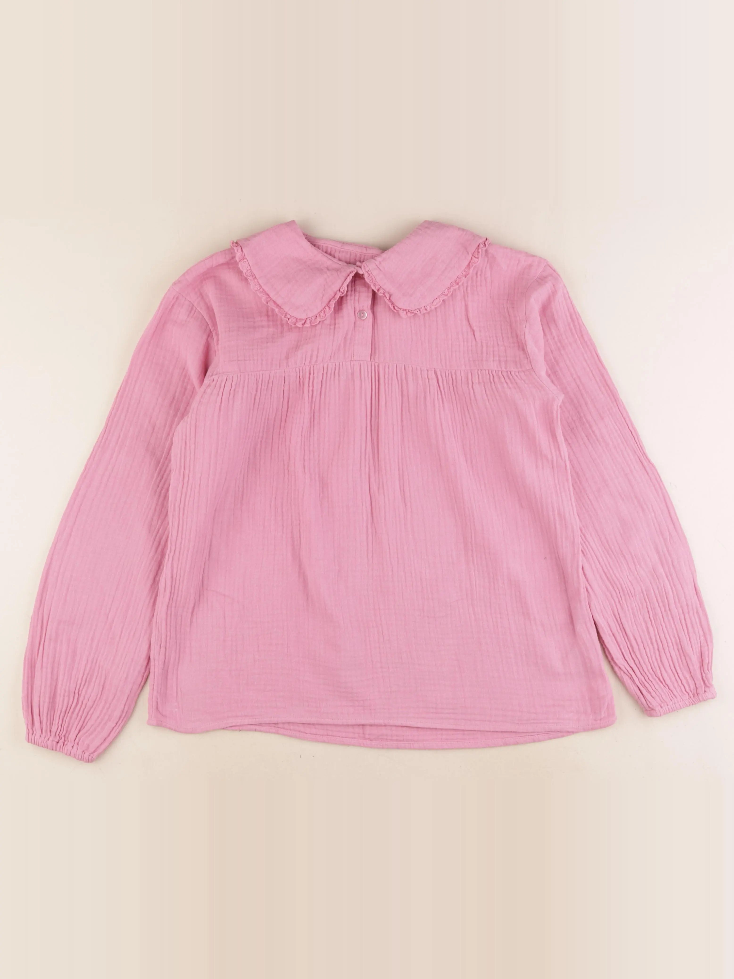 Vertbaudet - blouse rose - 12 ans